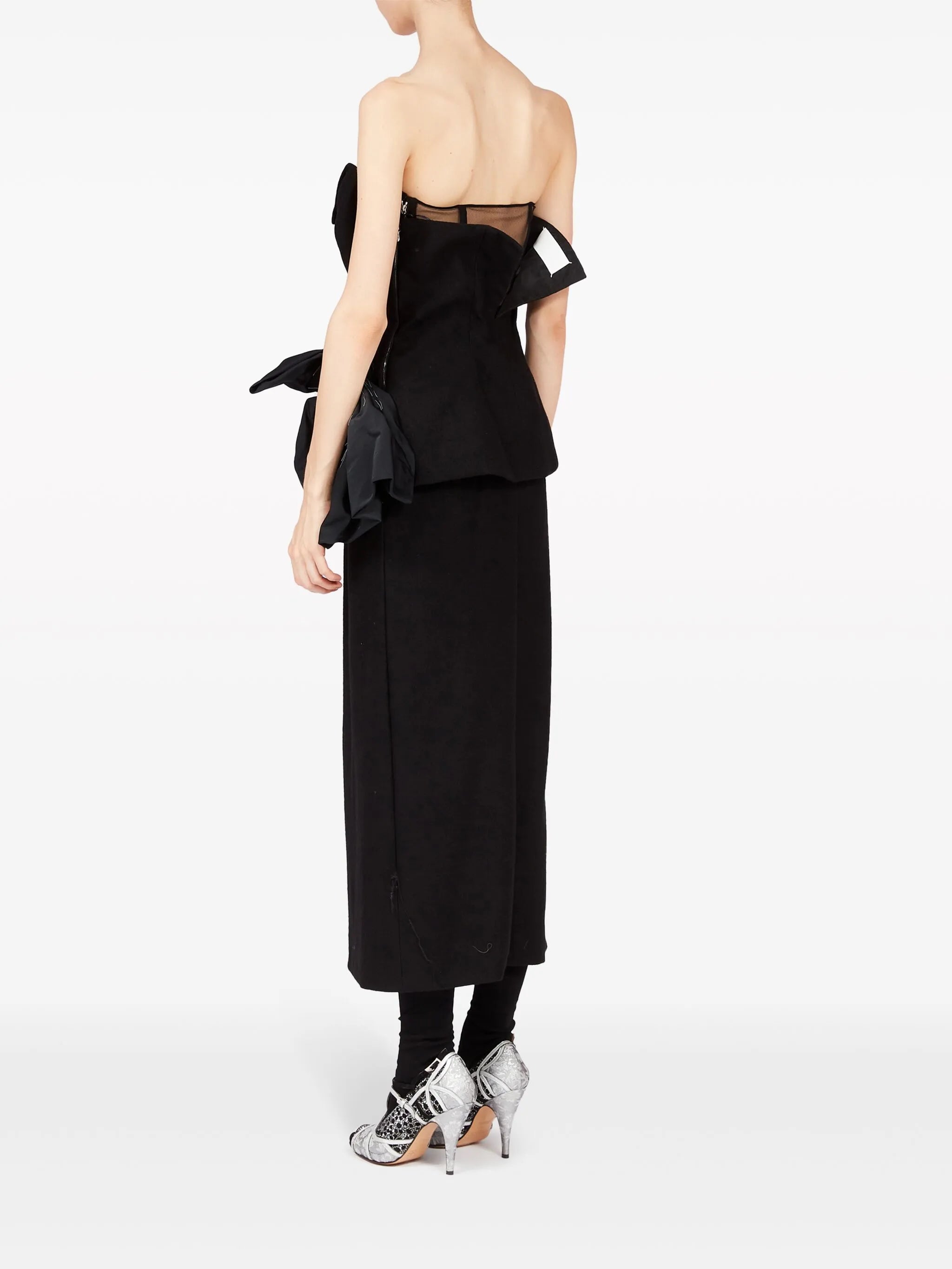 Décortiqué midi dress
