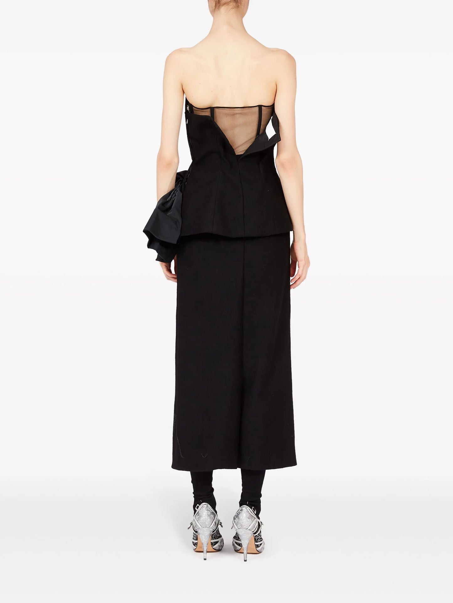 Décortiqué midi dress
