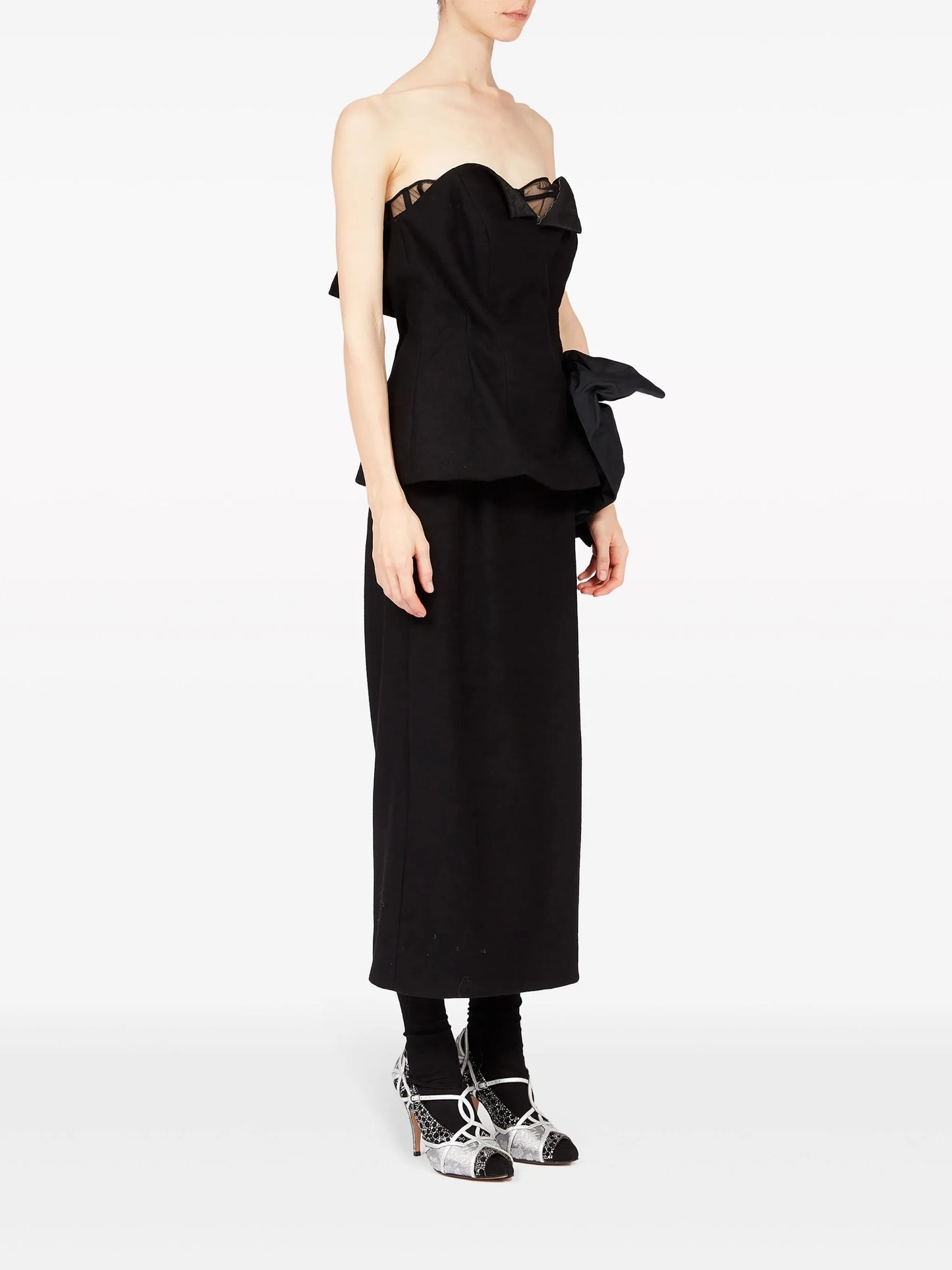 Décortiqué midi dress
