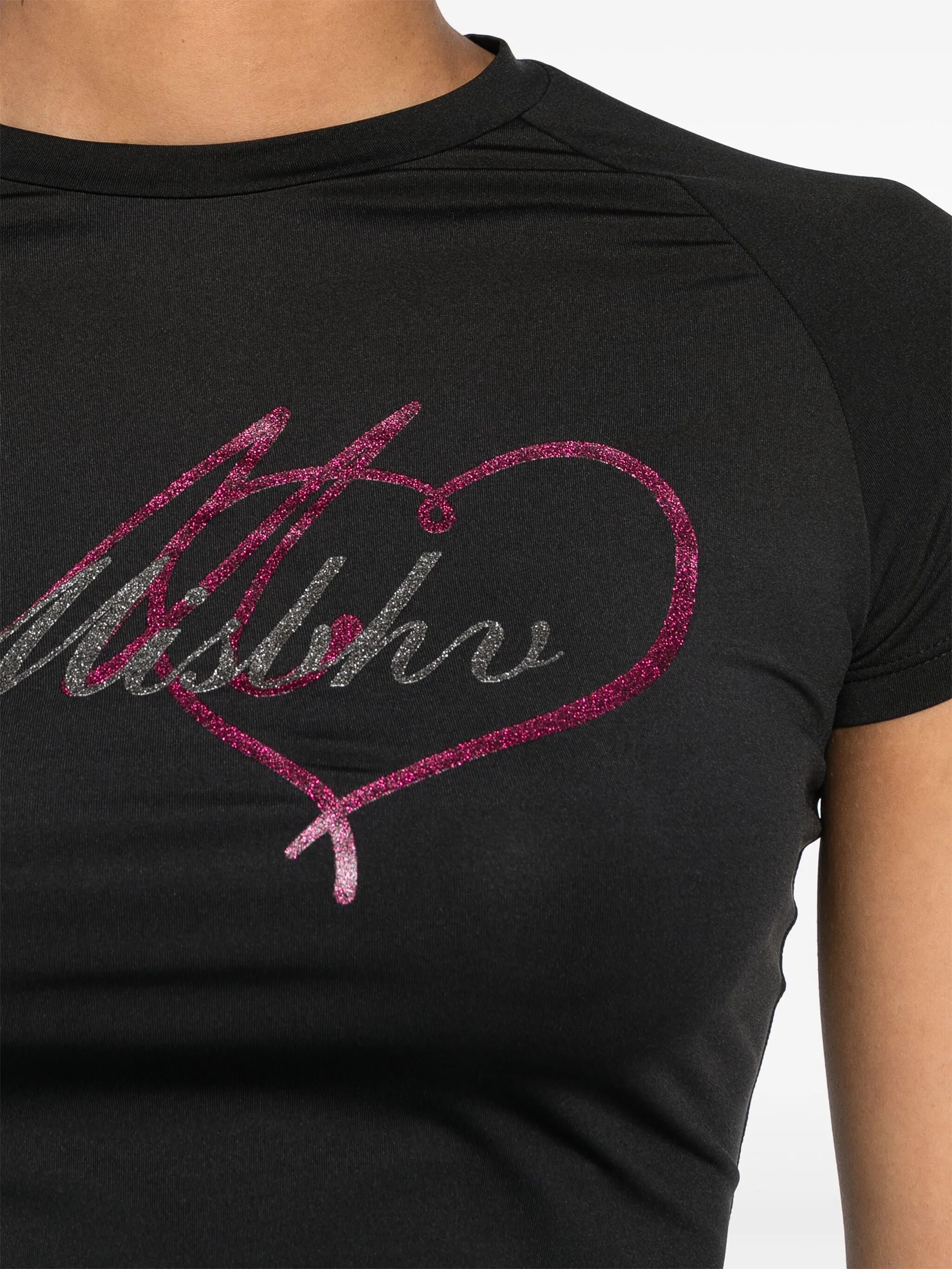 glitter-logo T-shirt