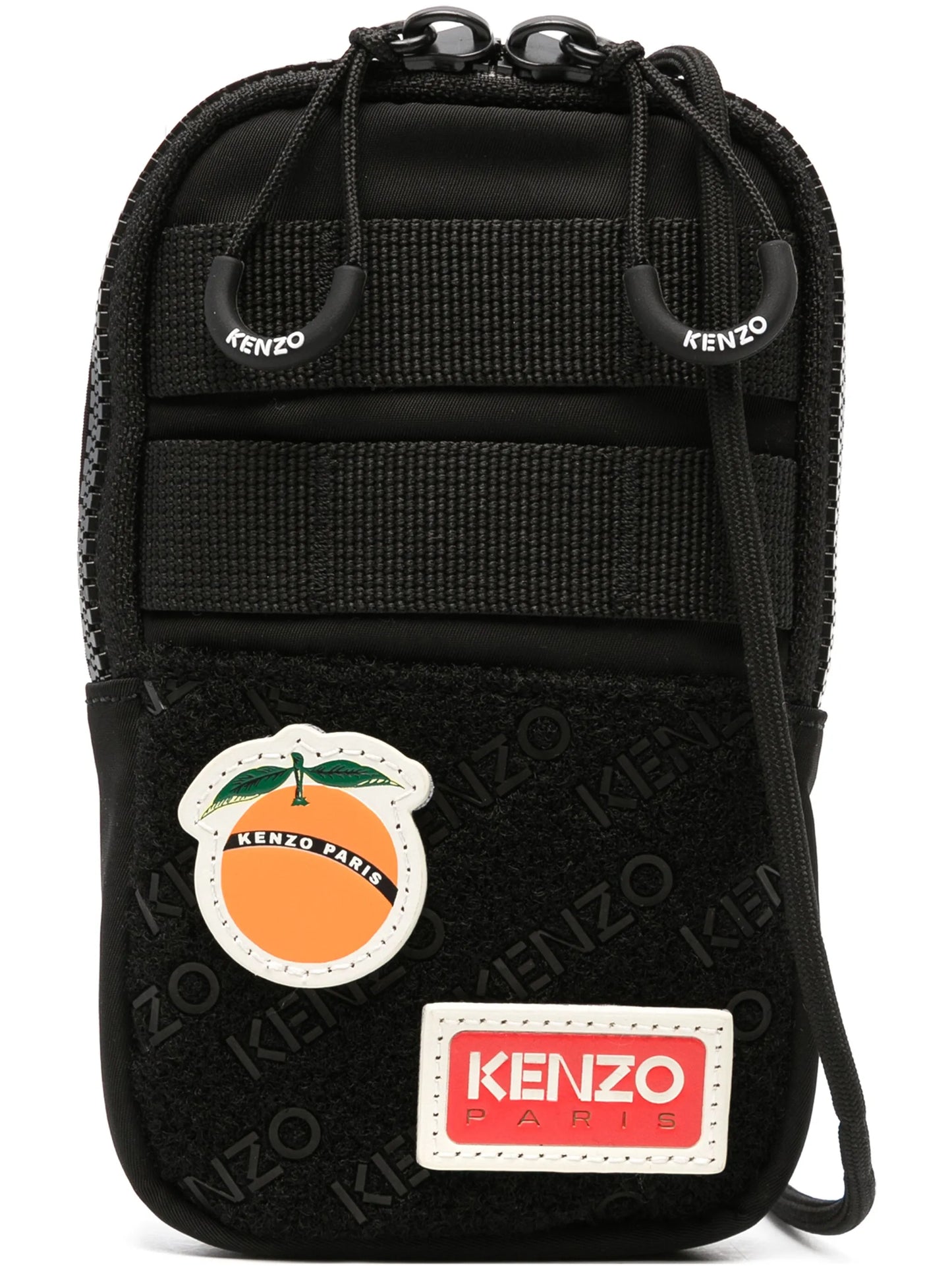 Jungle zip-up phone bag
