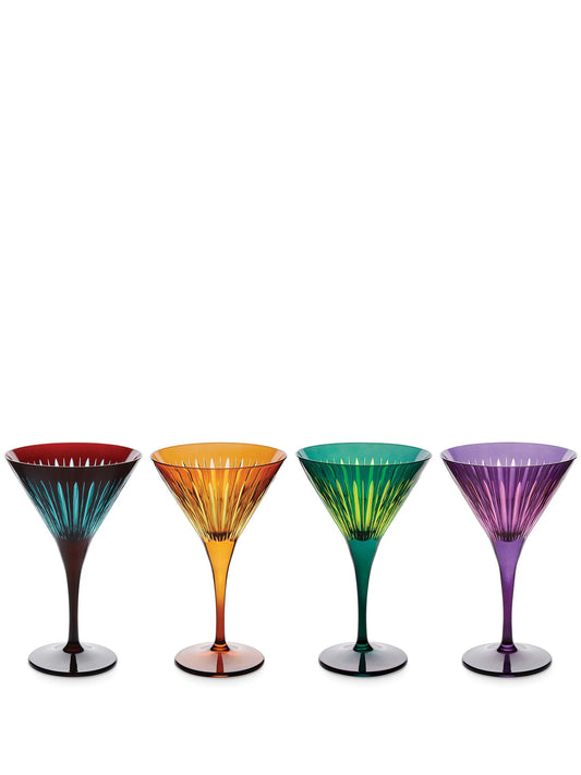 Prism martini glasses (set of four)