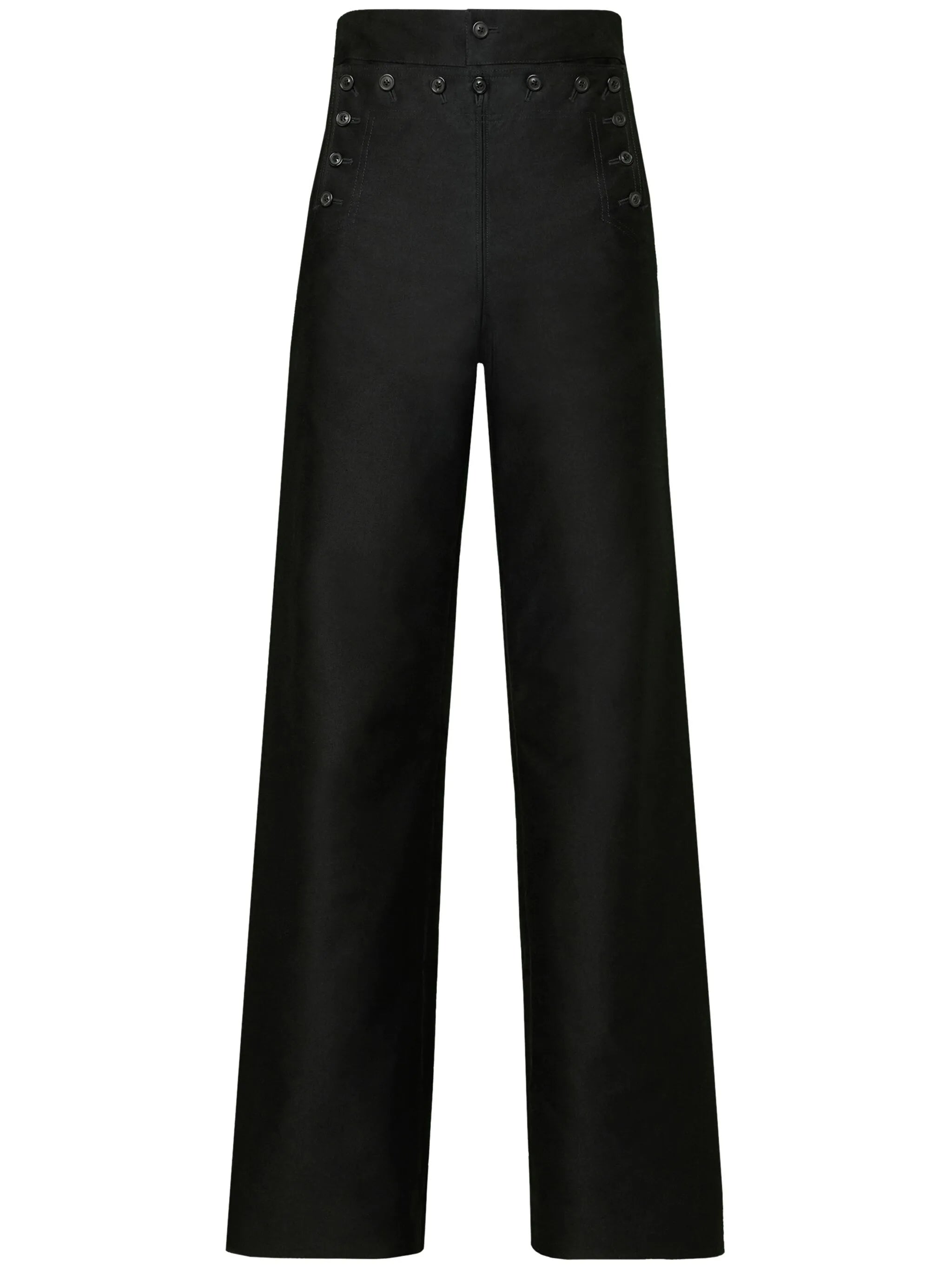wide-leg satin trousers