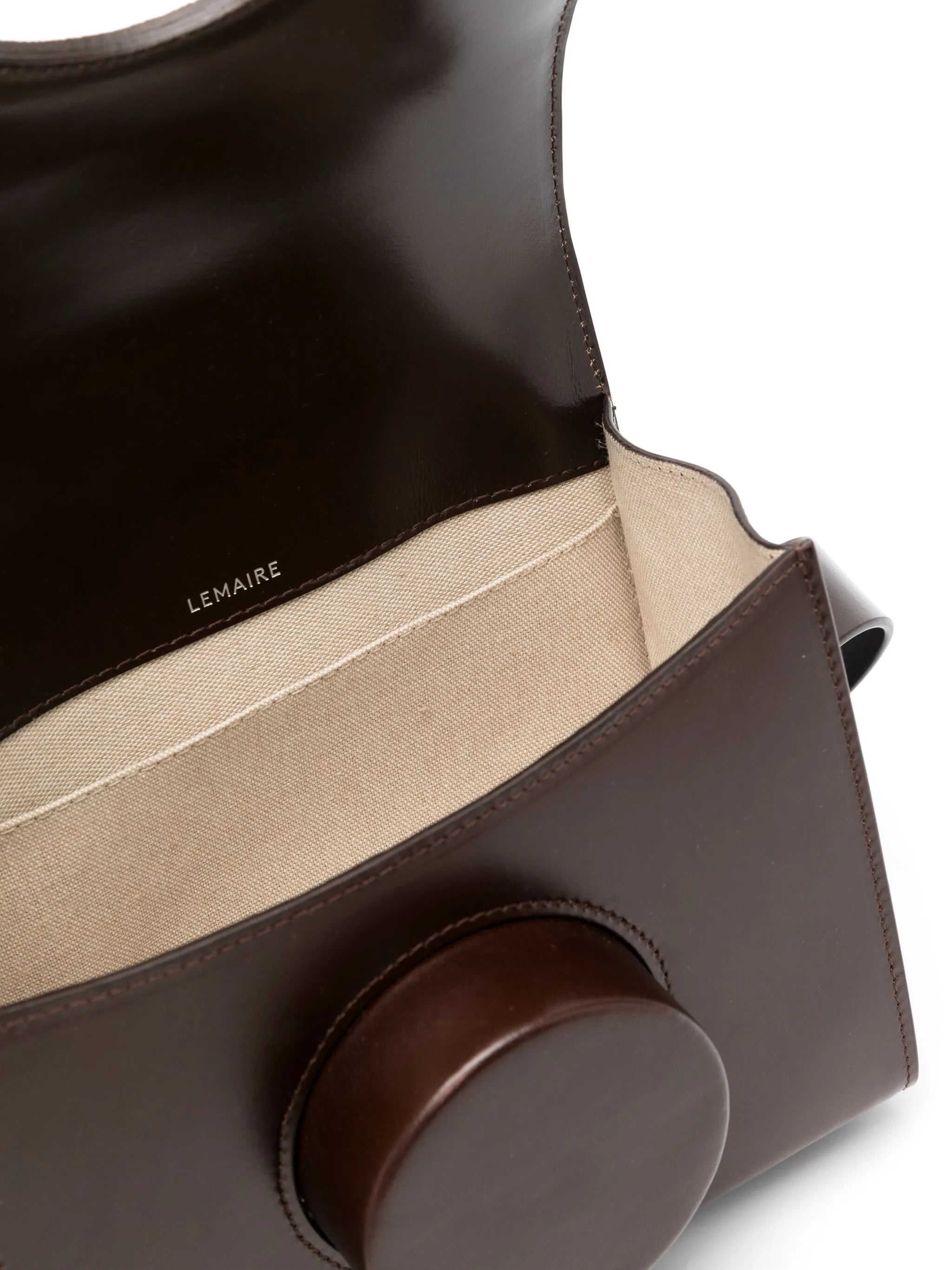 Camera leather shoulder bag