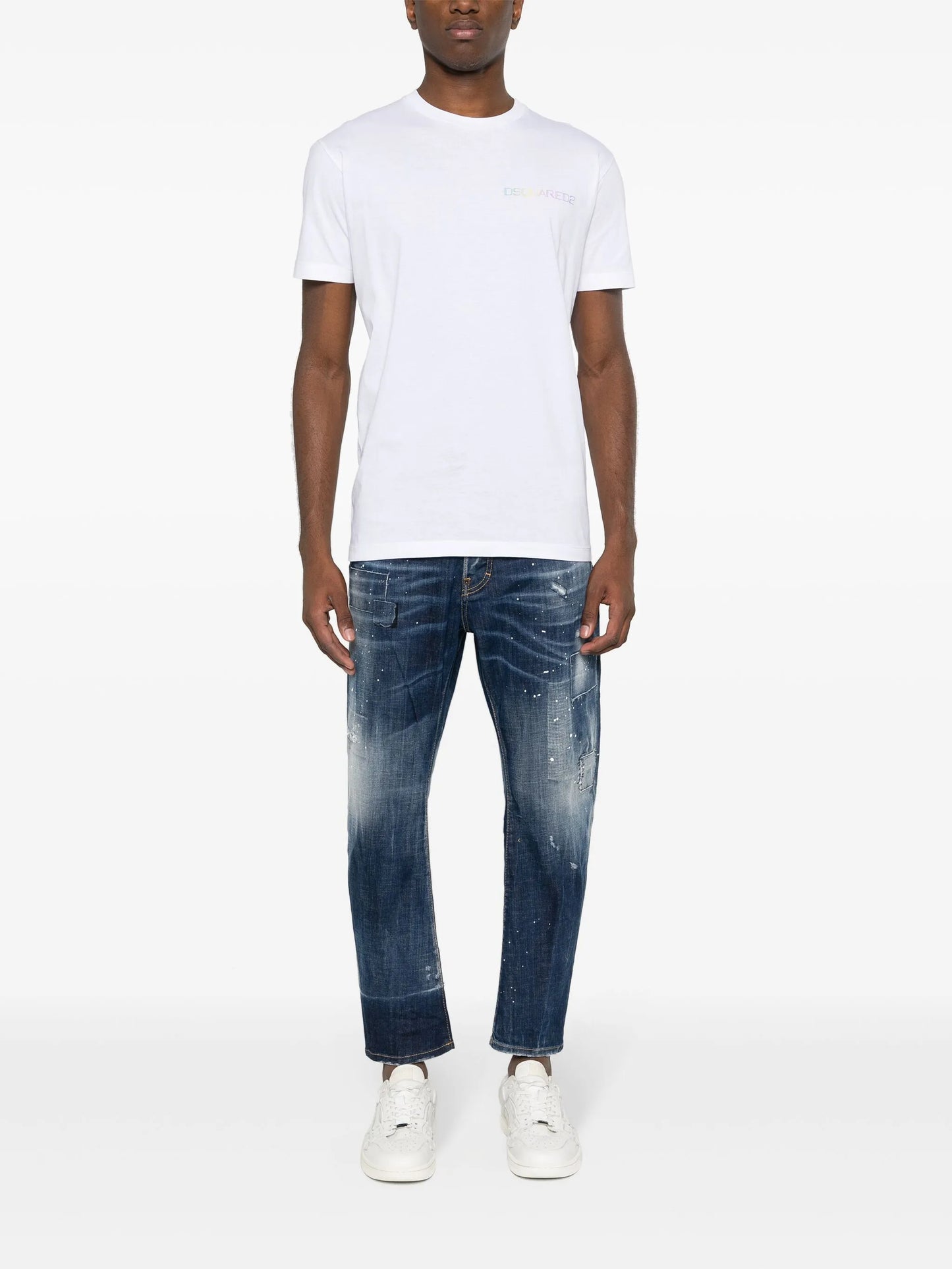 logo-print cotton T-shirt