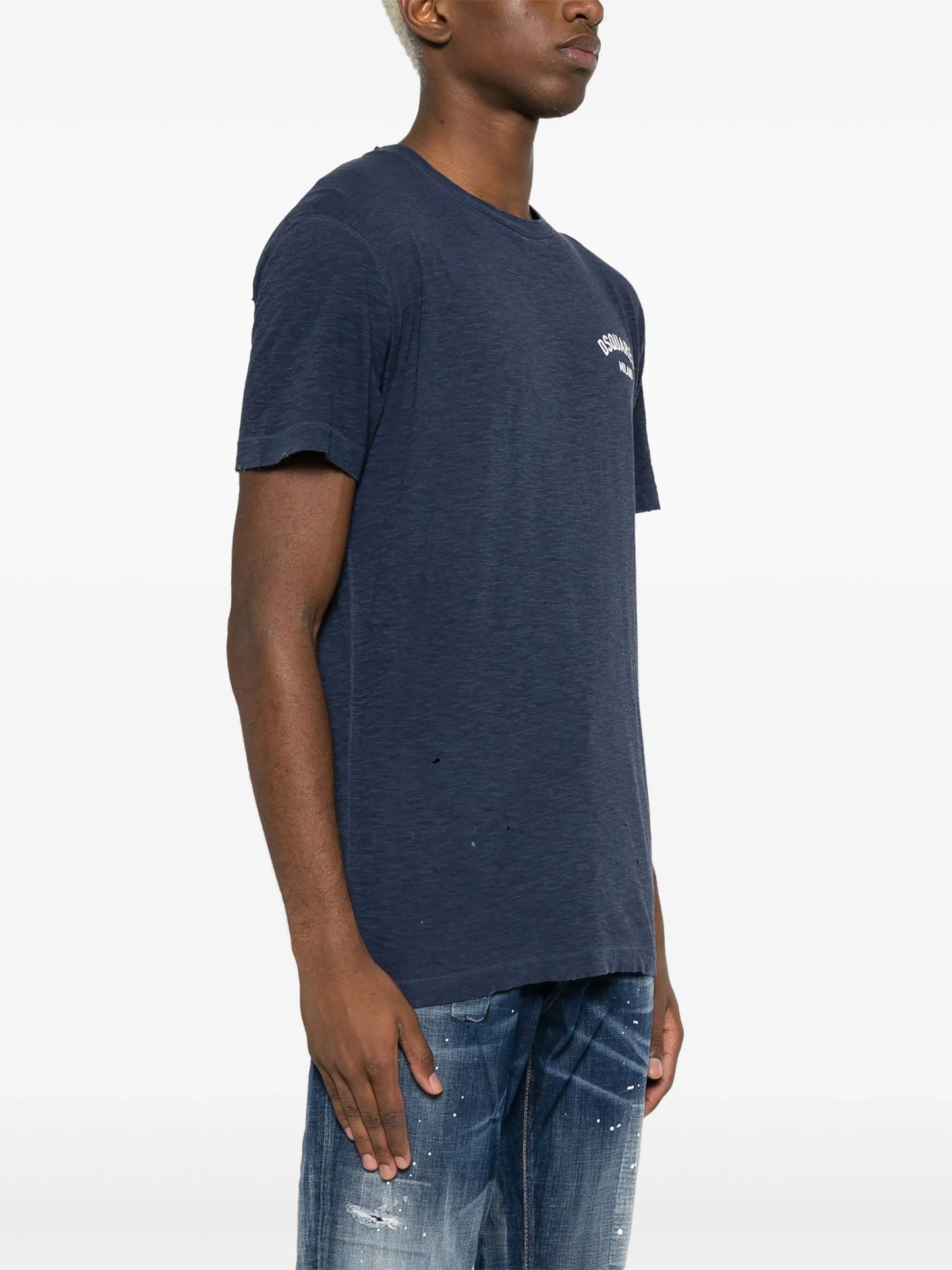logo-print cotton T-shirt