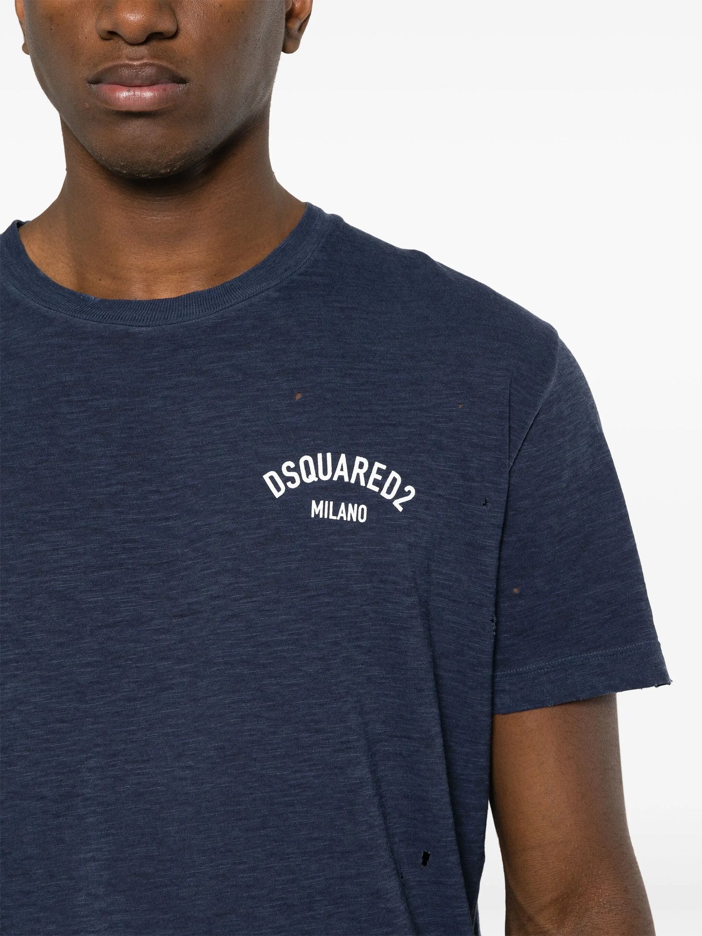 logo-print cotton T-shirt