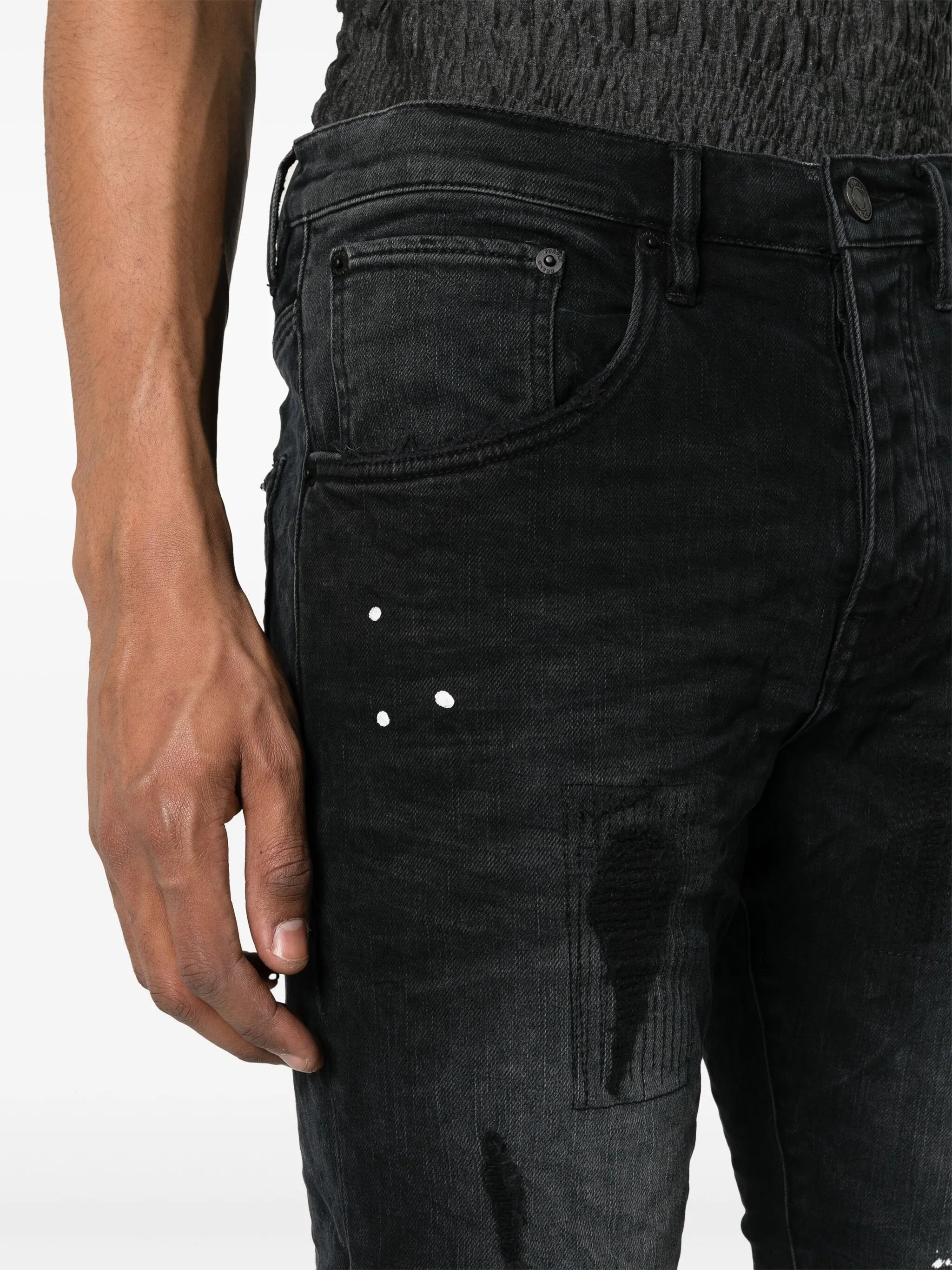 mid-rise skinny jeans