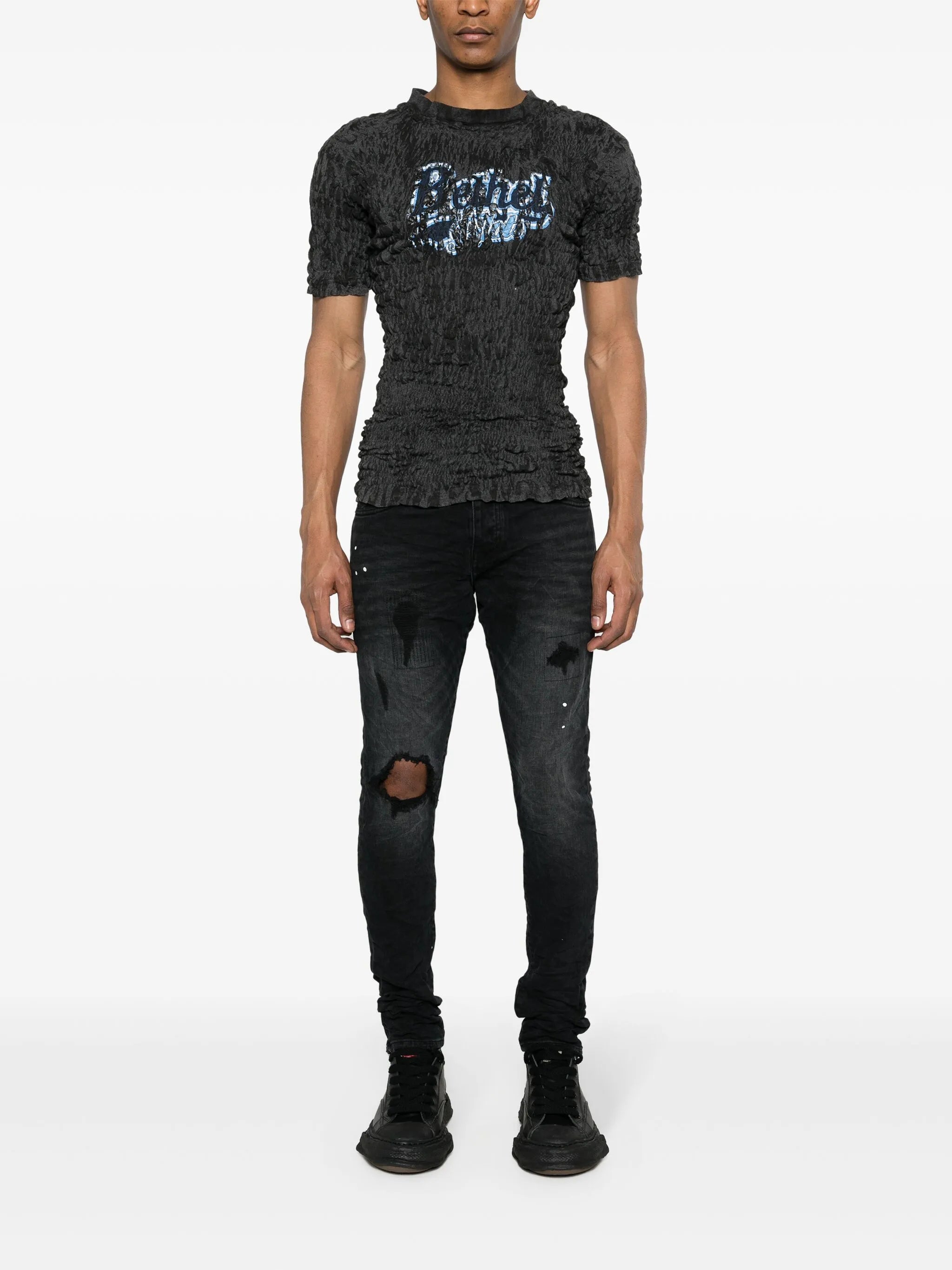 mid-rise skinny jeans