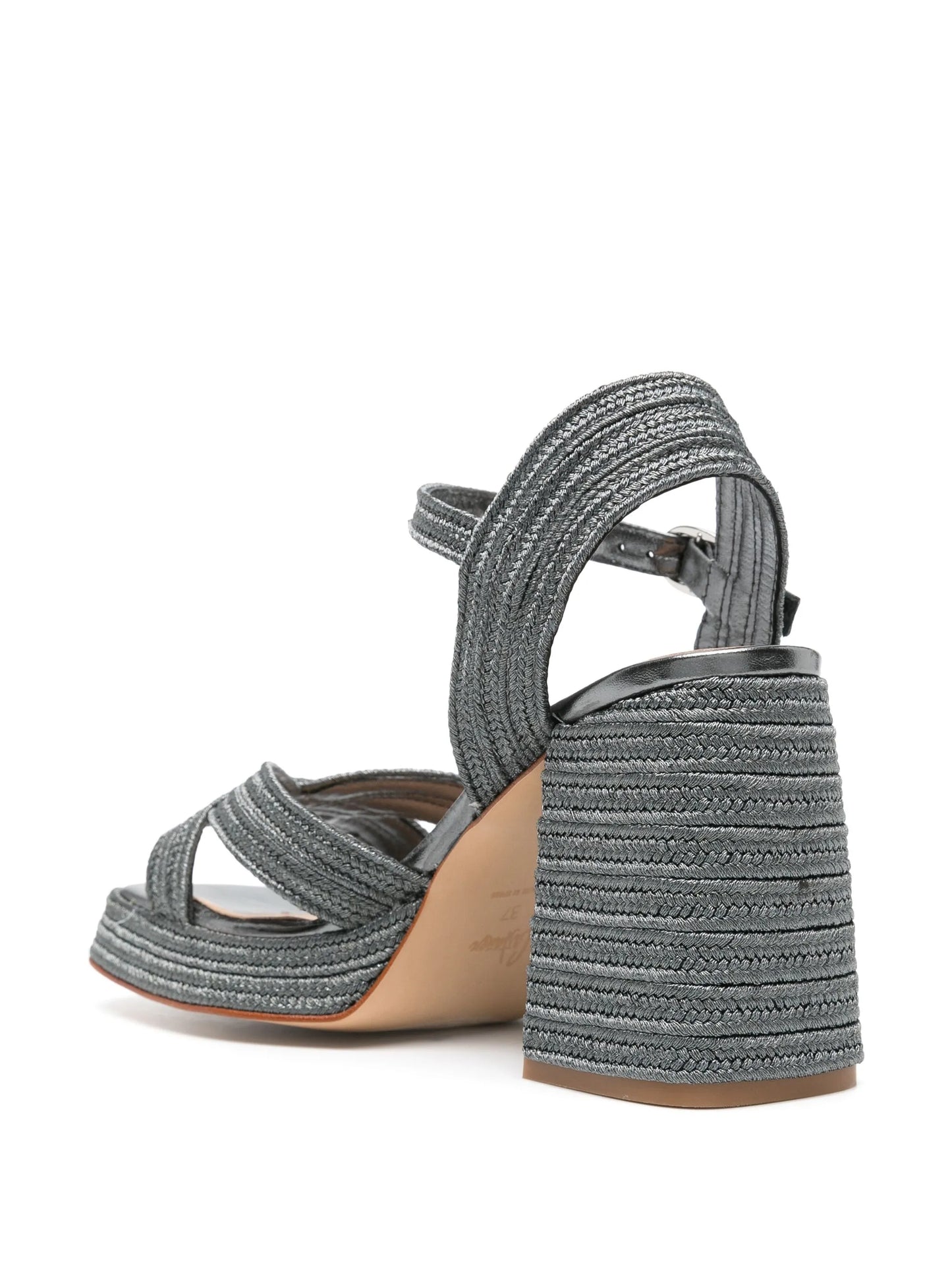 Valle 100mm metallic sandals