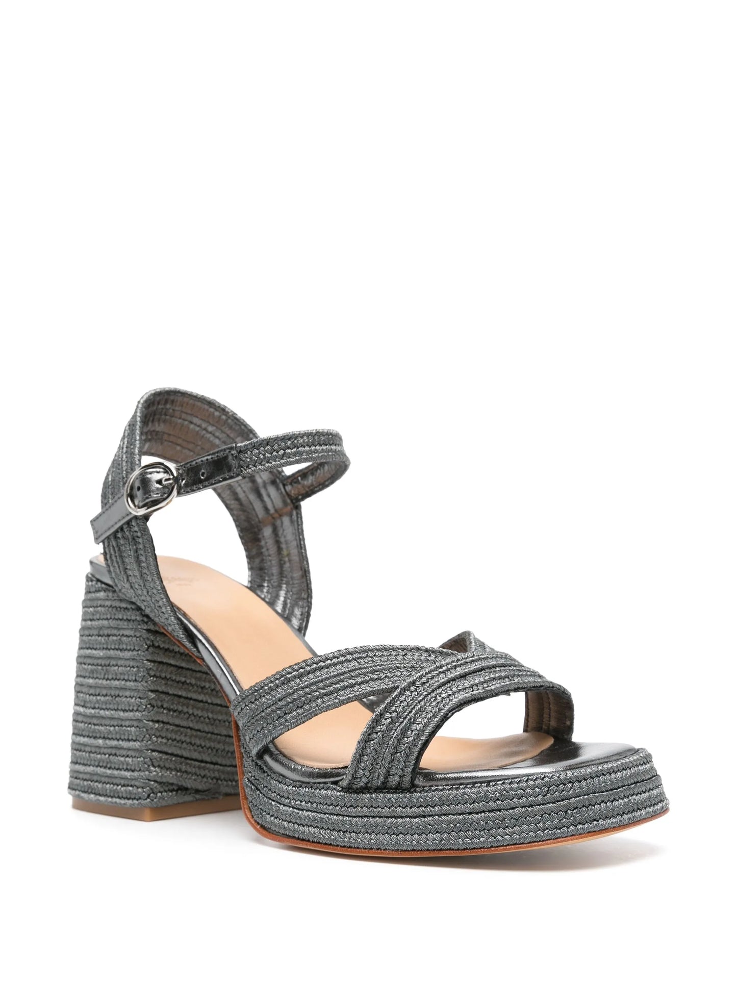 Valle 100mm metallic sandals