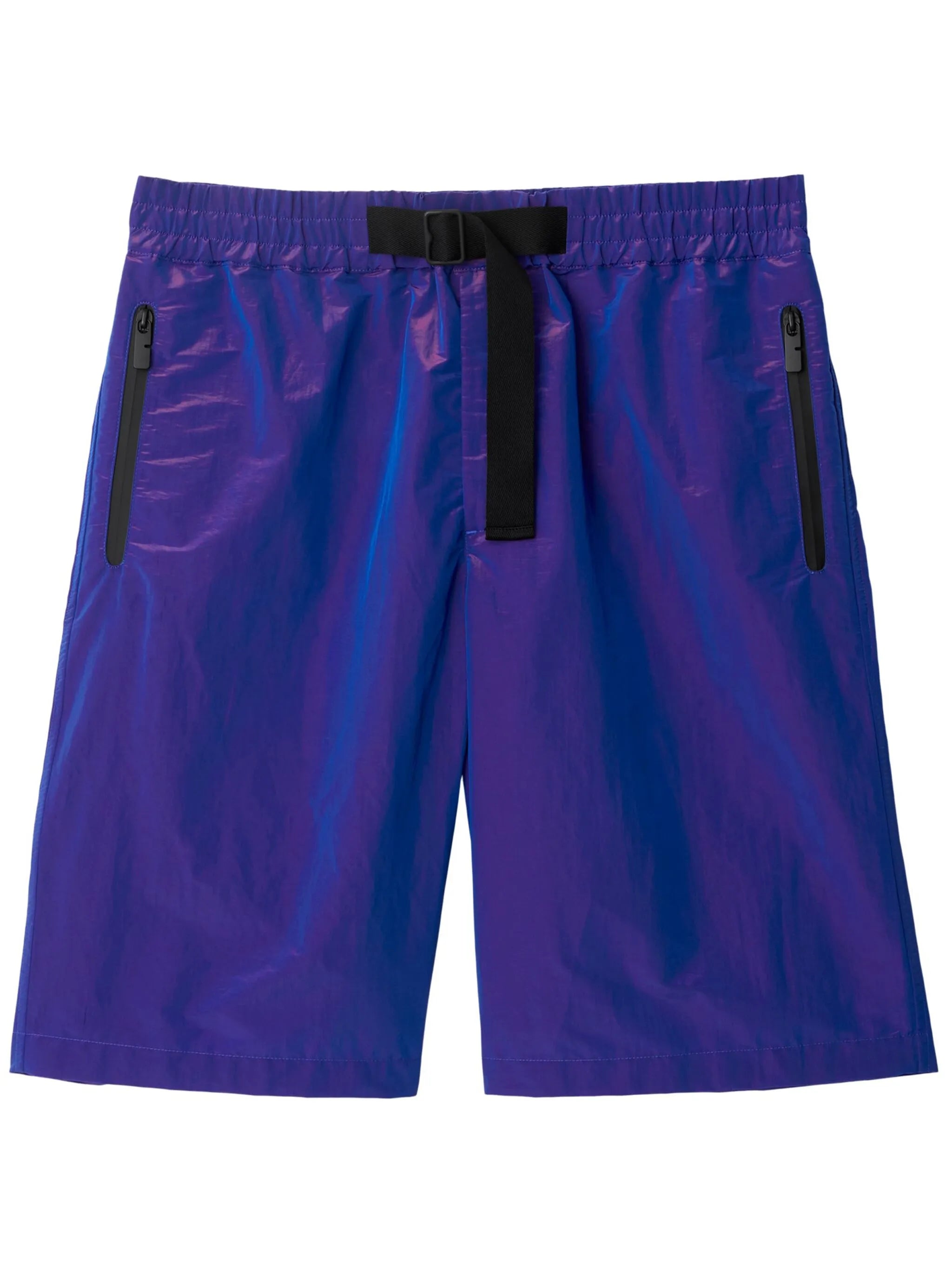 EKD-embroidery crinkled shorts