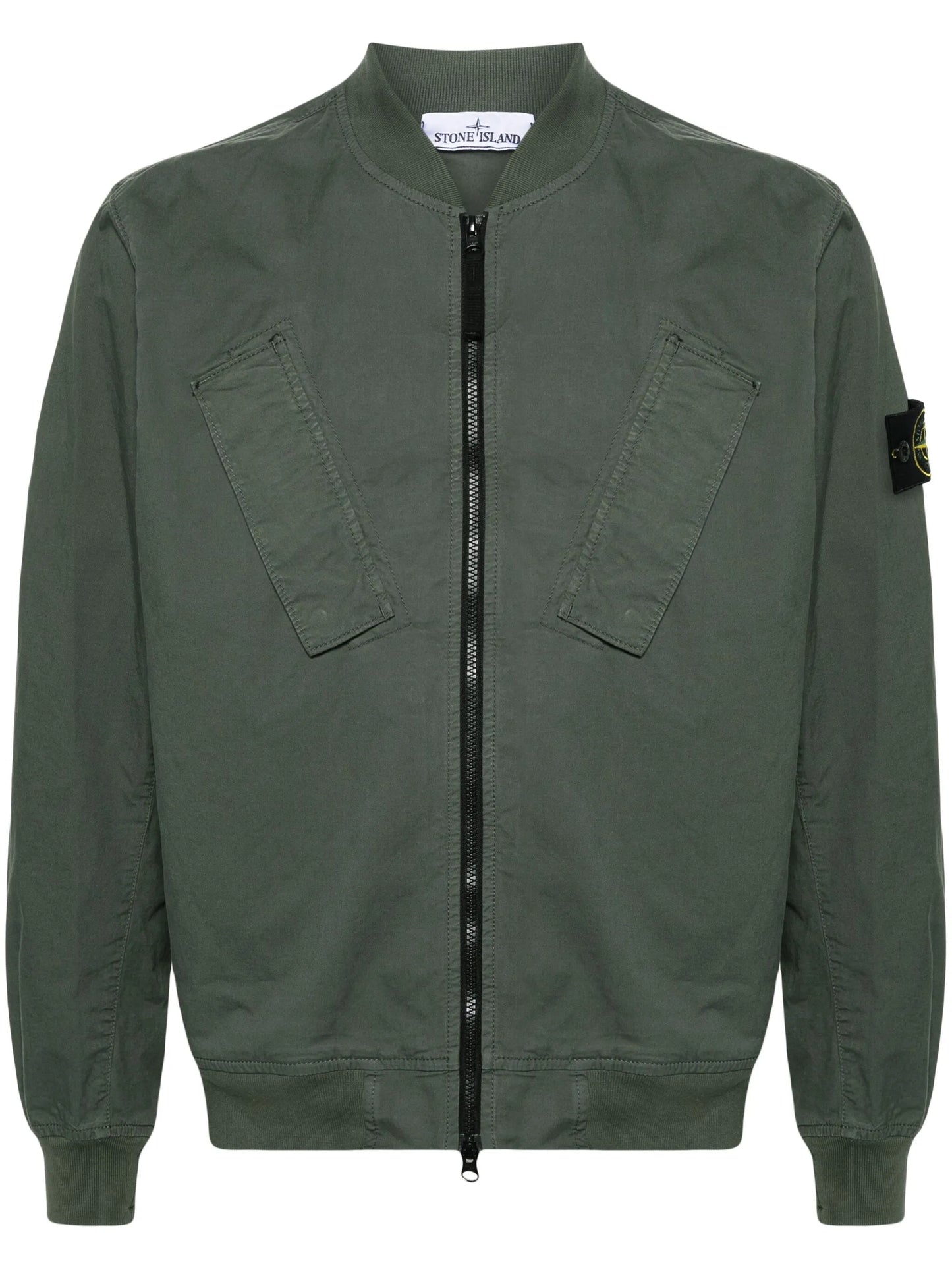 Compass-badge bomber jacket