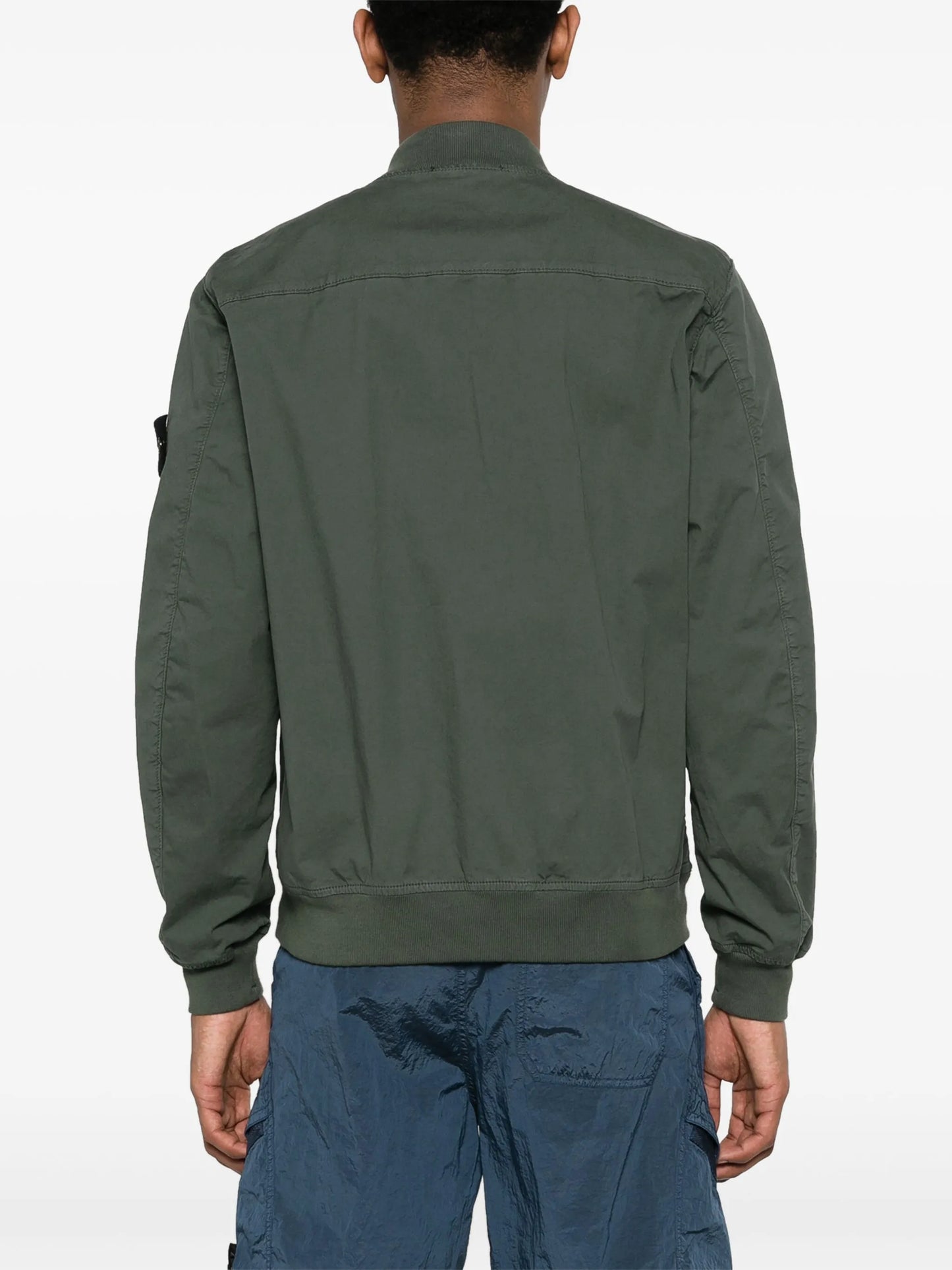 Compass-badge bomber jacket