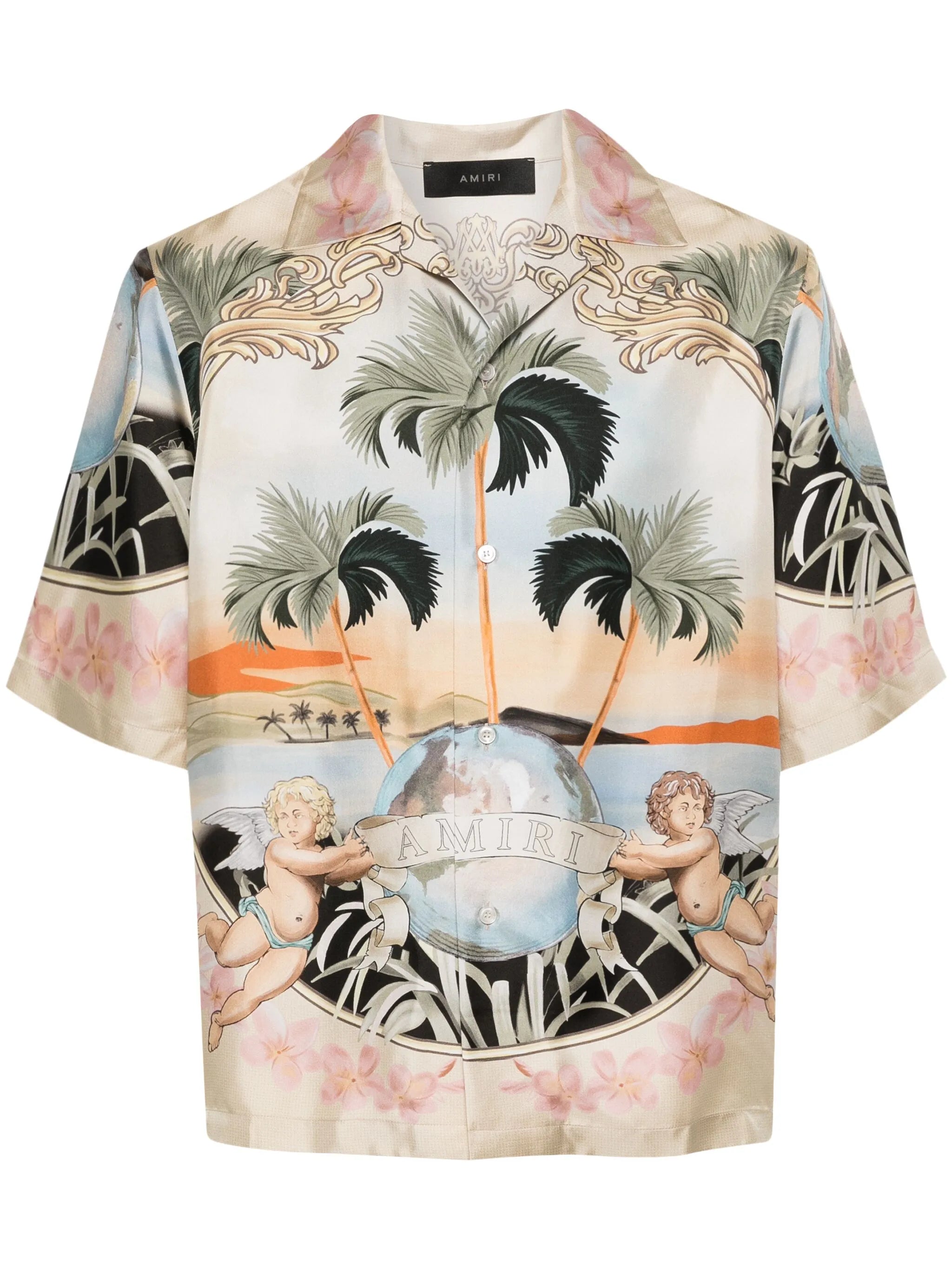 Cherub silk shirt