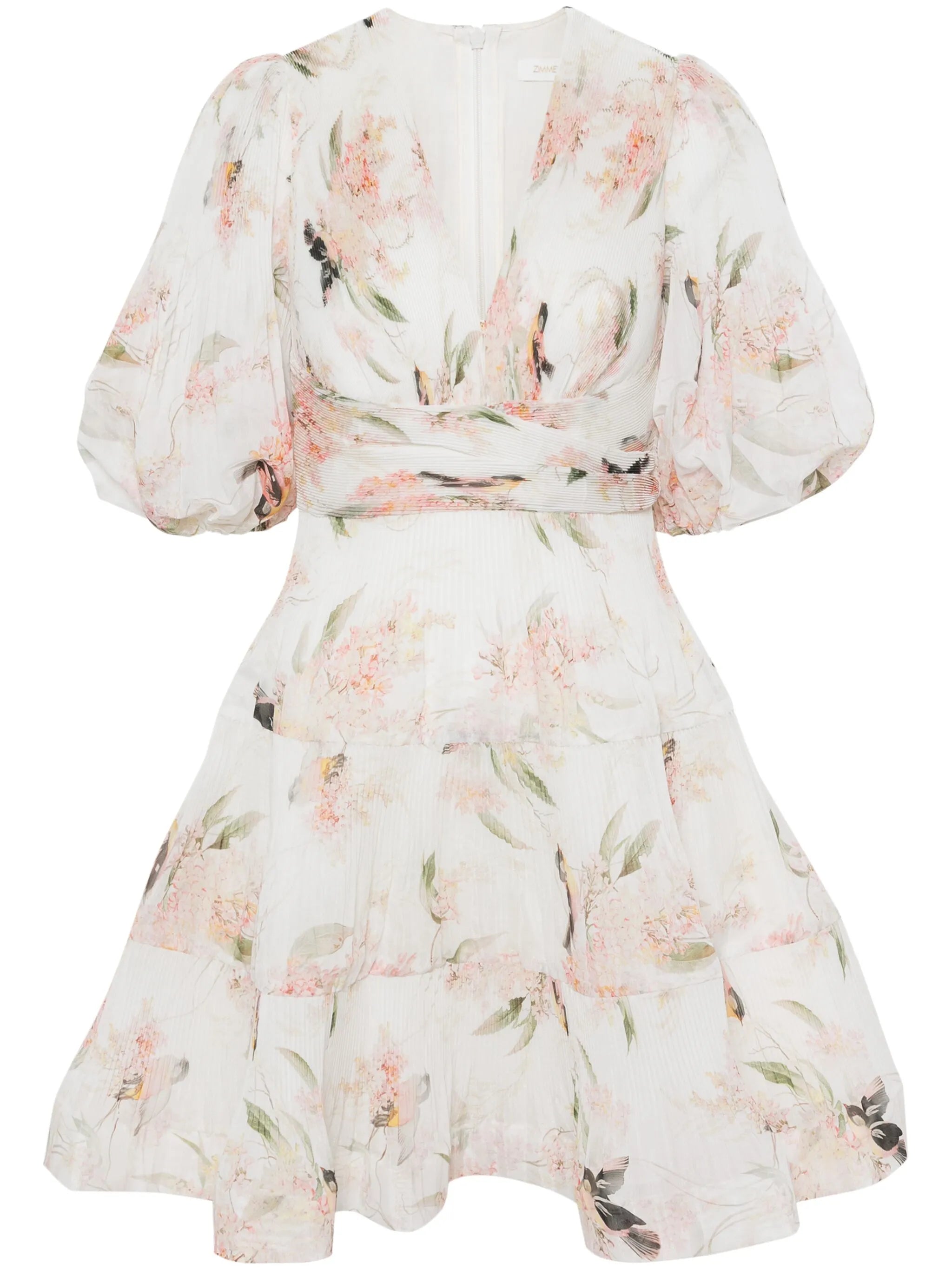 pleated midi dress