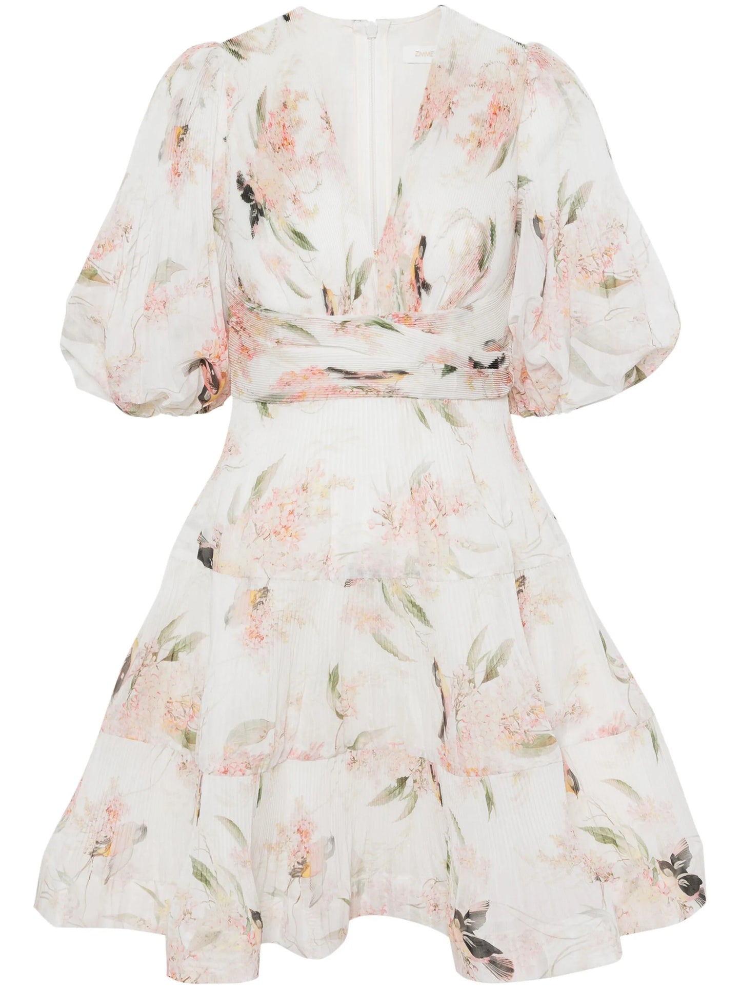 pleated midi dress