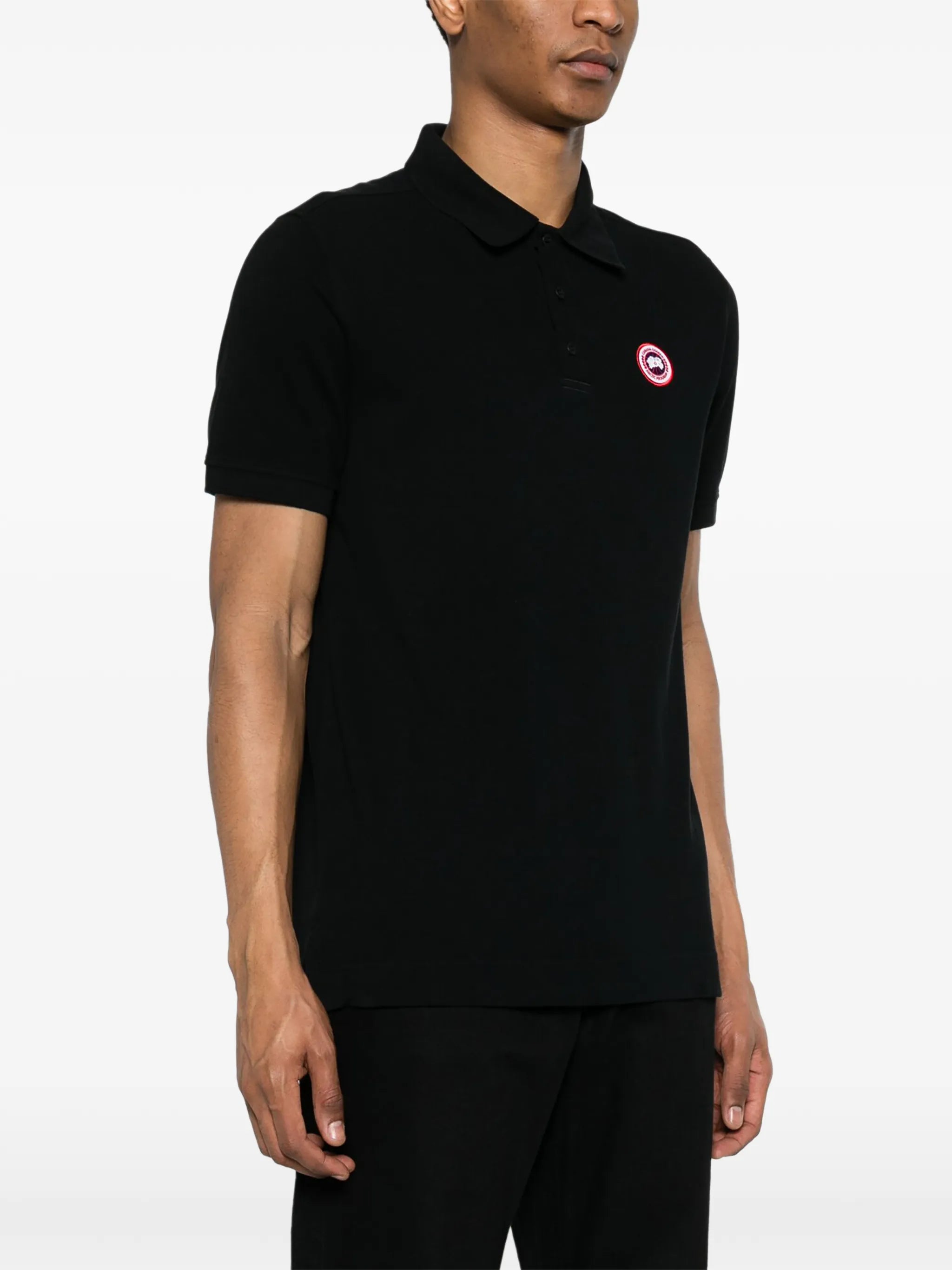 Beckley logo-patch short-sleeve polo shirt