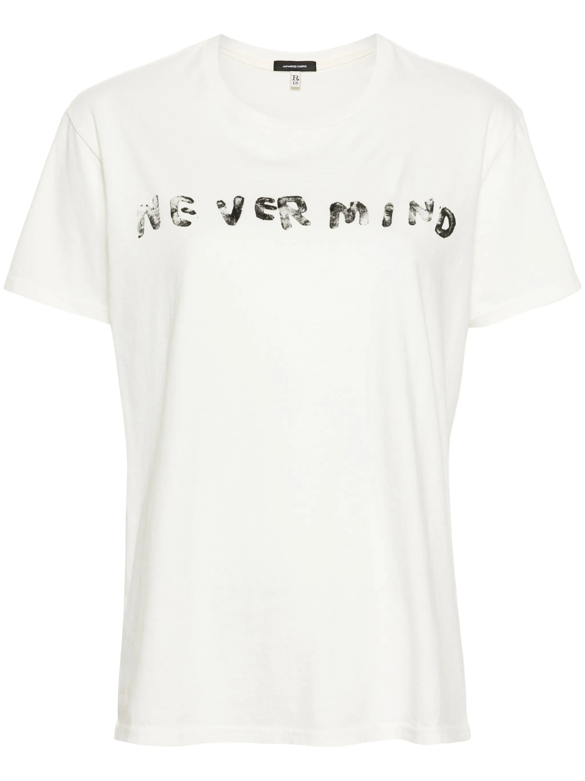 slogan-print cotton T-shirt