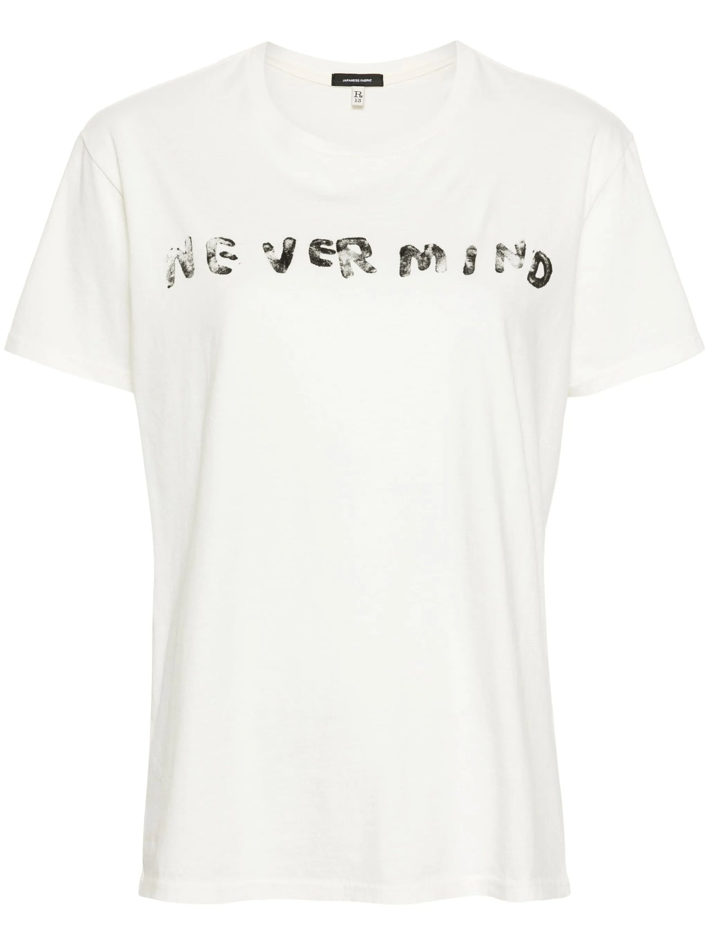 slogan-print cotton T-shirt