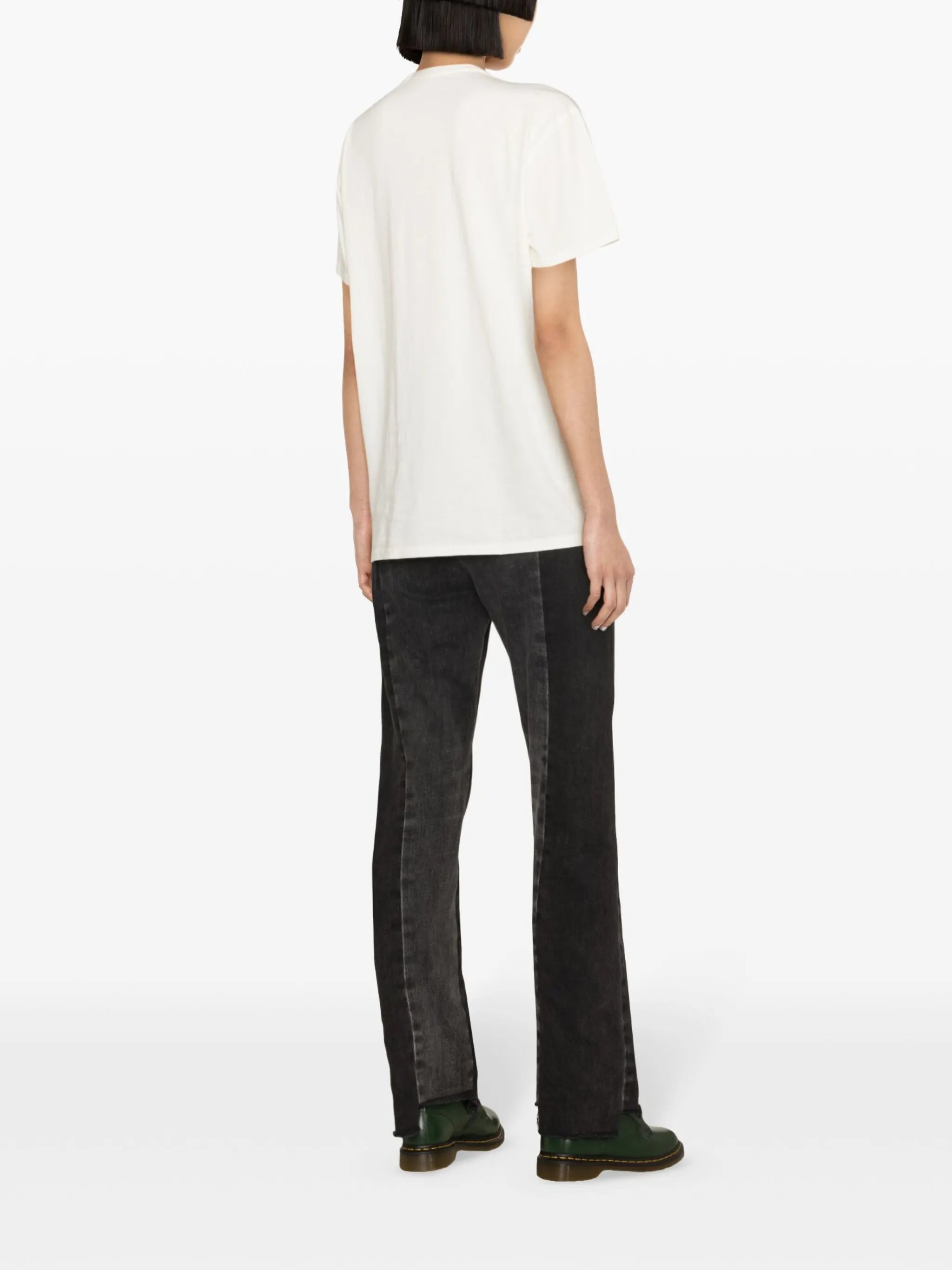 slogan-print cotton T-shirt