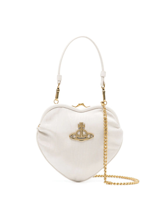 Belle Heart moiré tote bag