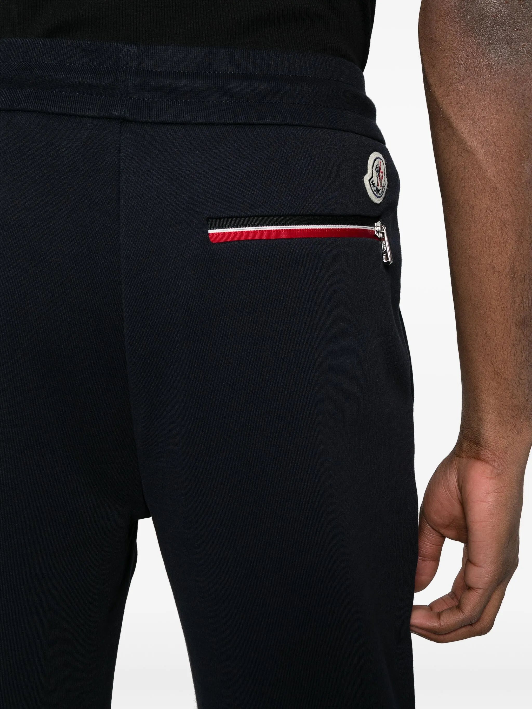 logo-patch track pants
