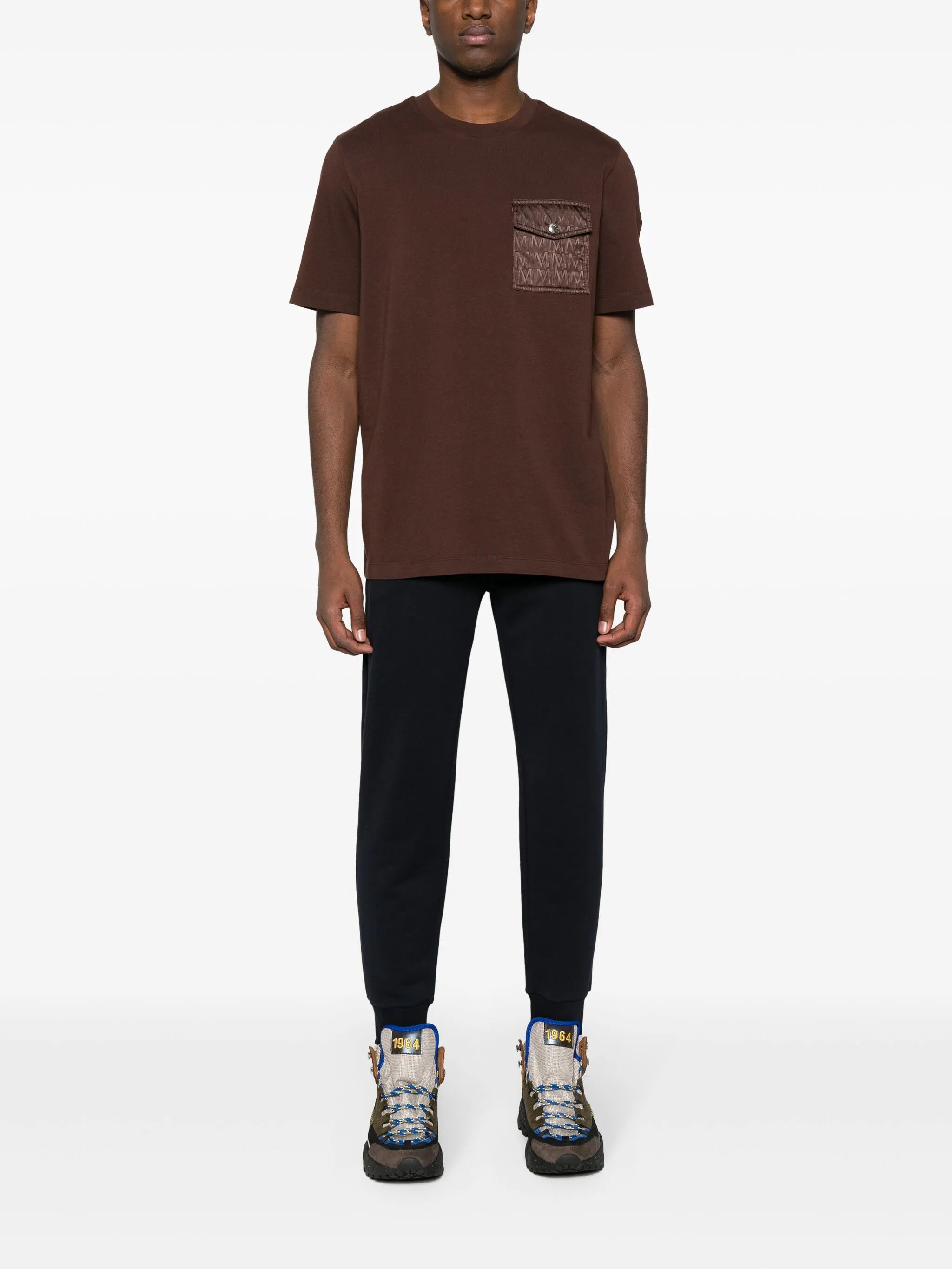logo-patch track pants