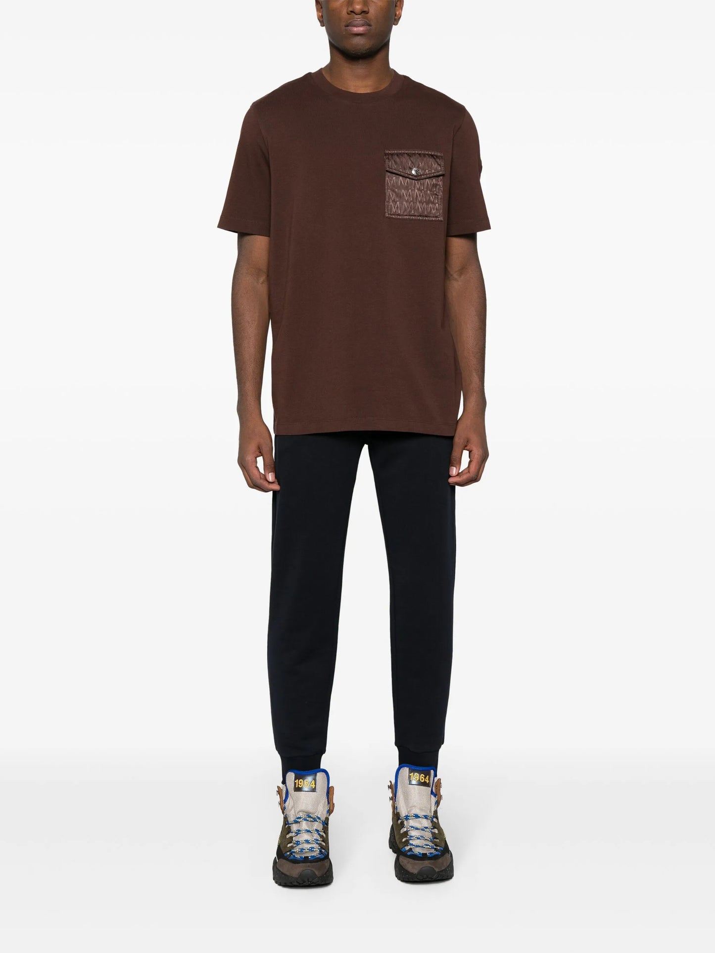 logo-patch track pants