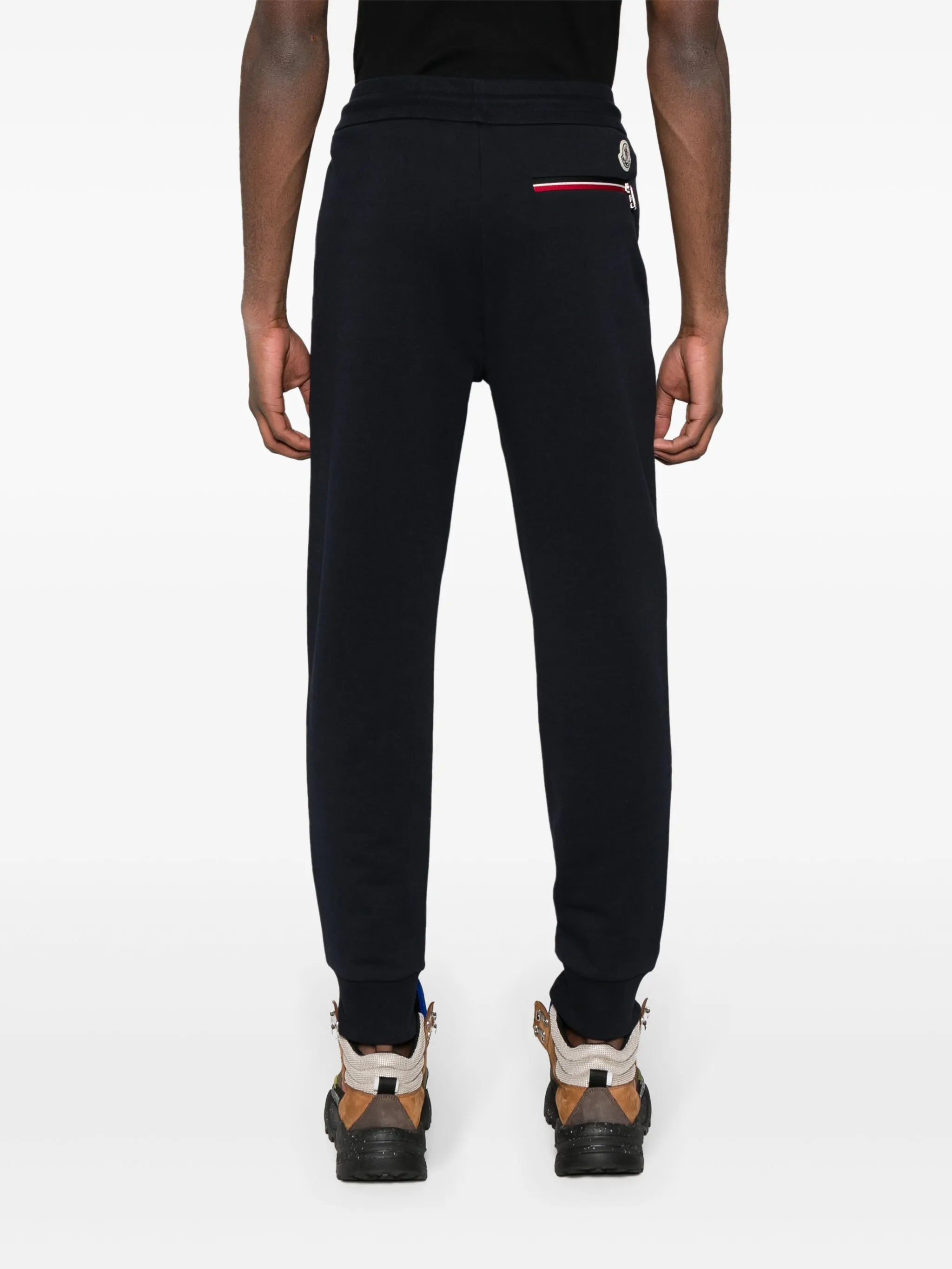 logo-patch track pants