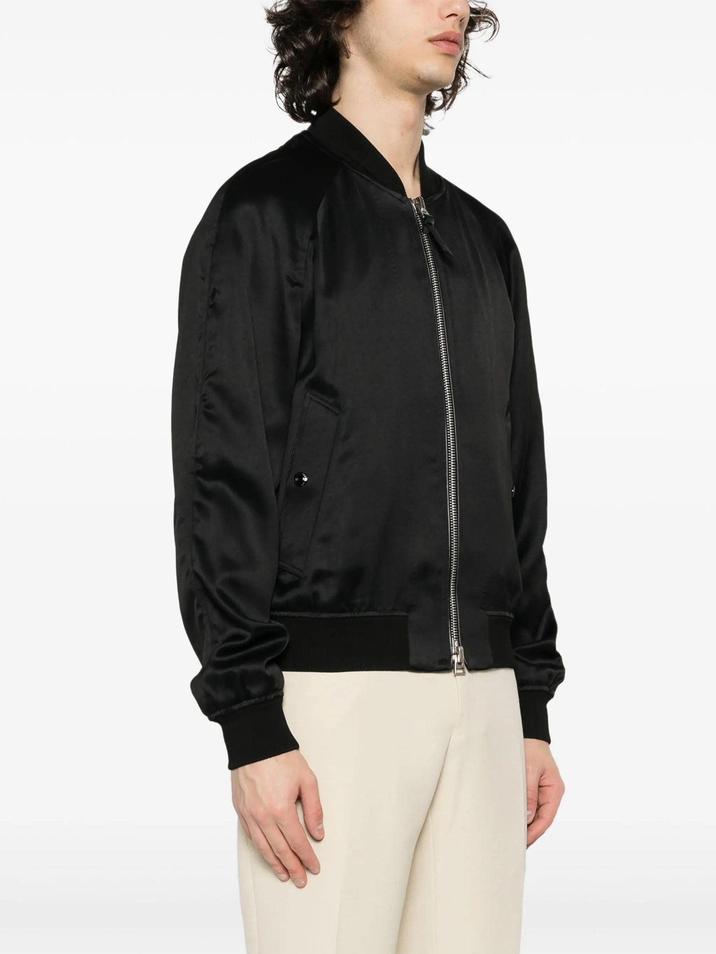 twill bomber jacket