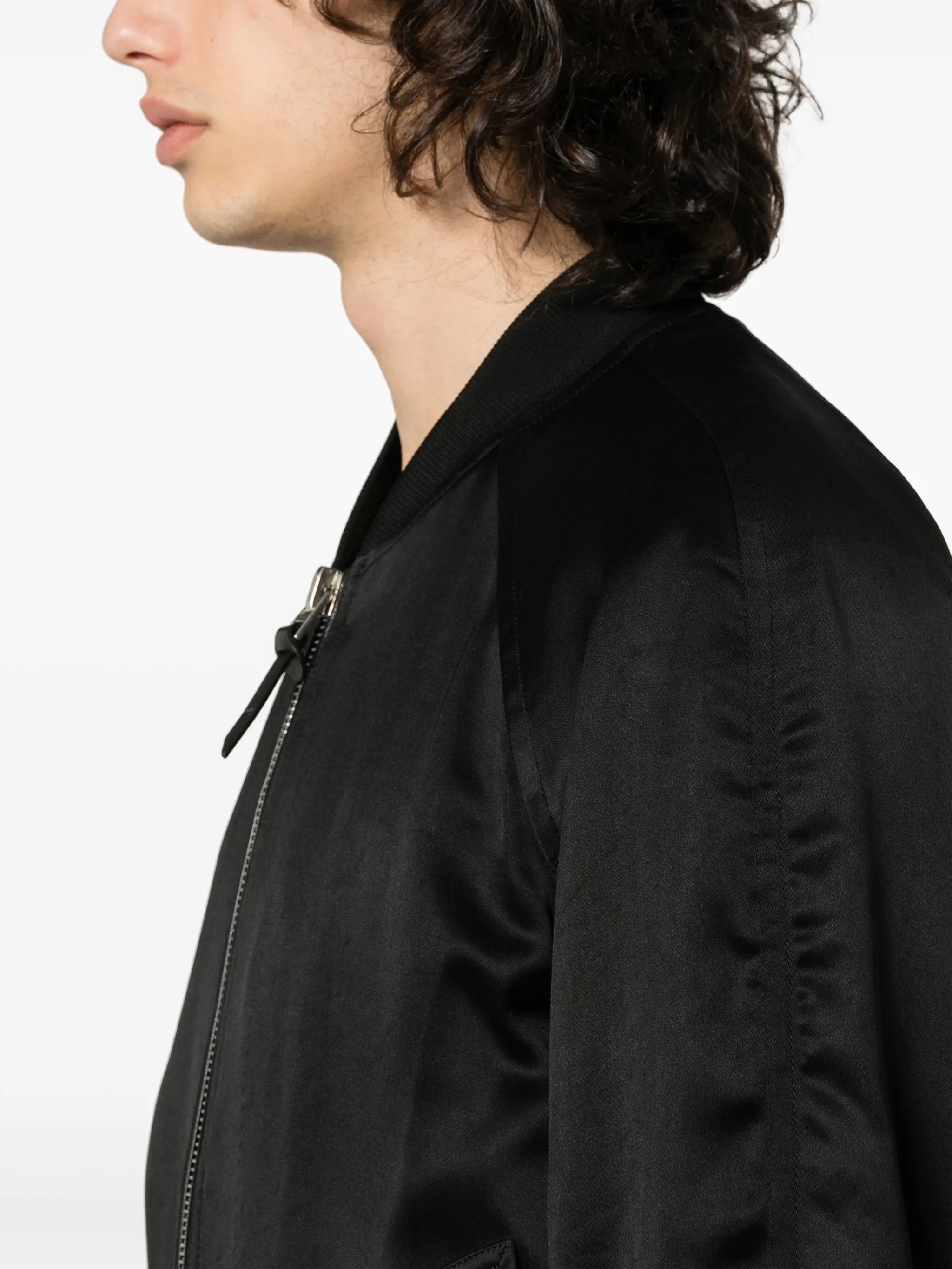 twill bomber jacket