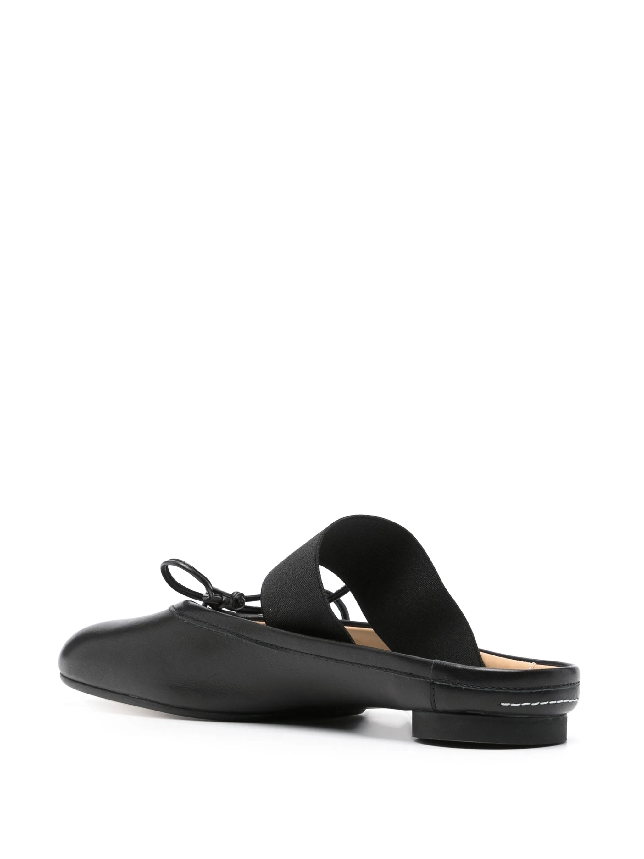 Anatomic numbers-strap ballet flats