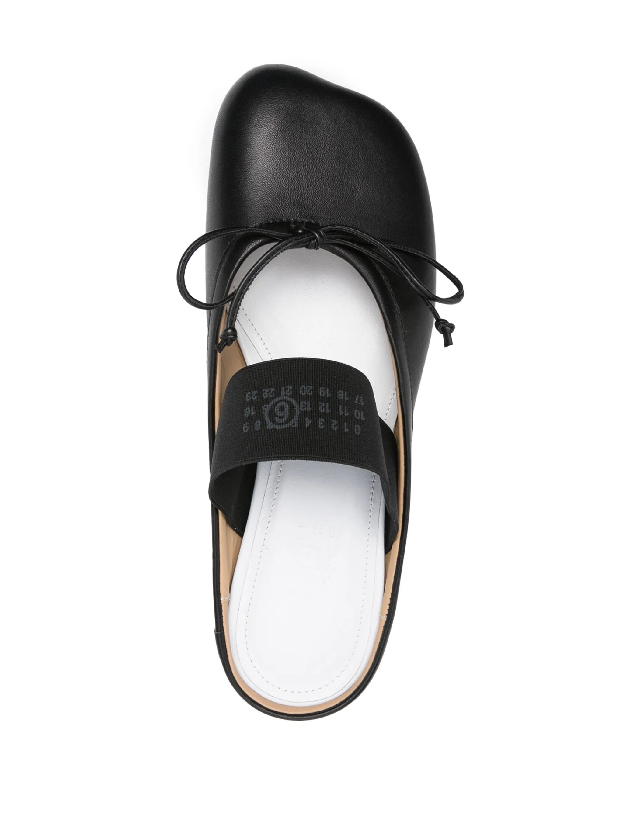 Anatomic numbers-strap ballet flats