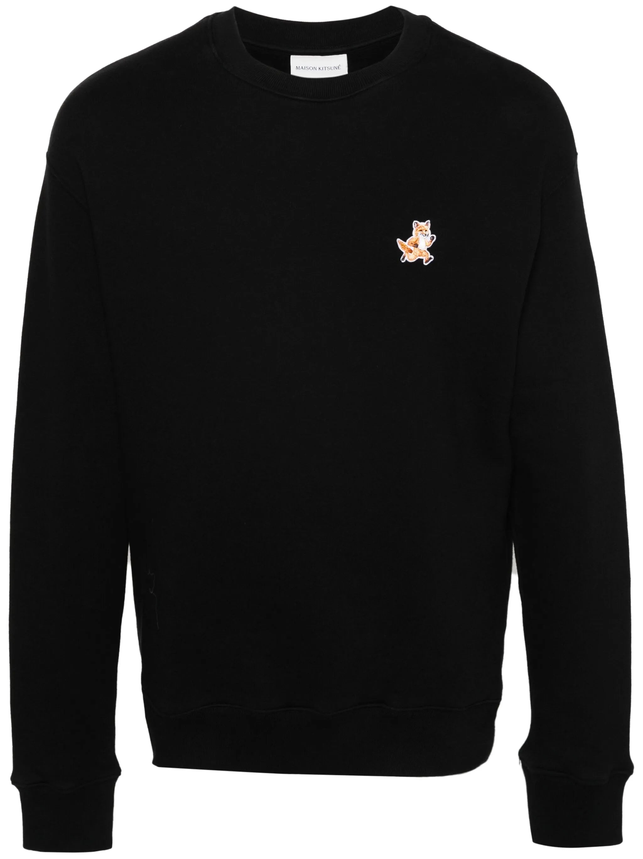 Fox-motif cotton sweatshirt