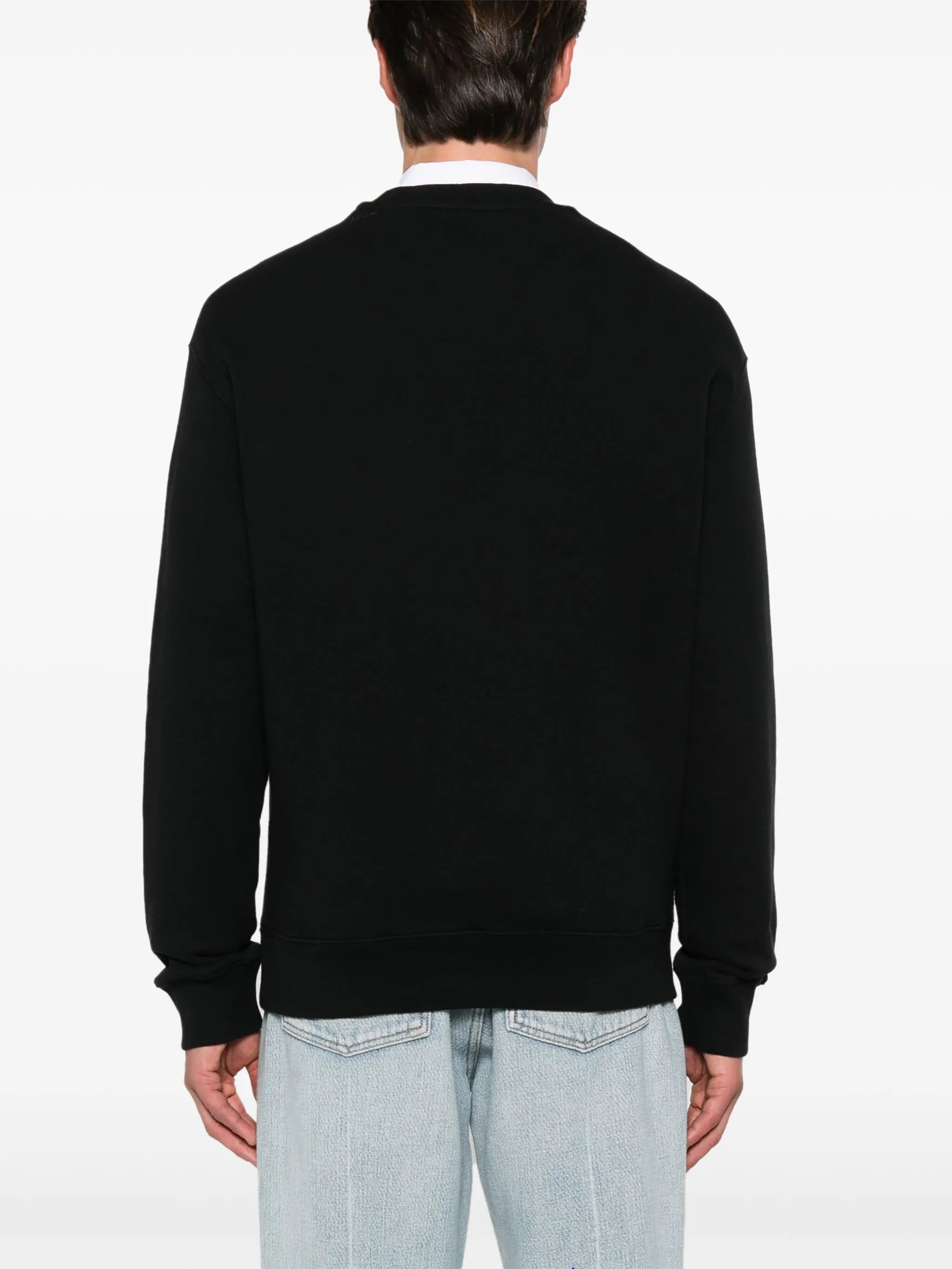Fox-motif cotton sweatshirt