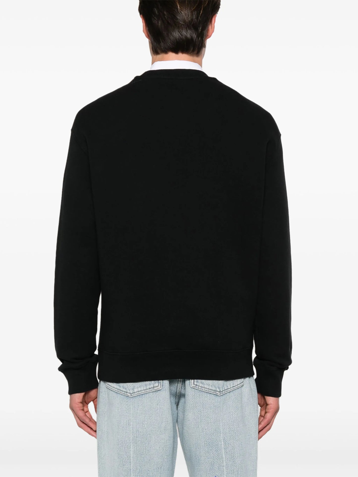 Fox-motif cotton sweatshirt