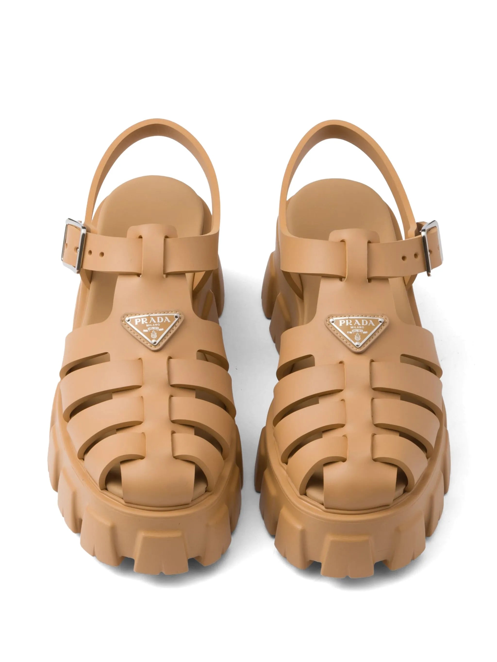 Monolith platform sandals