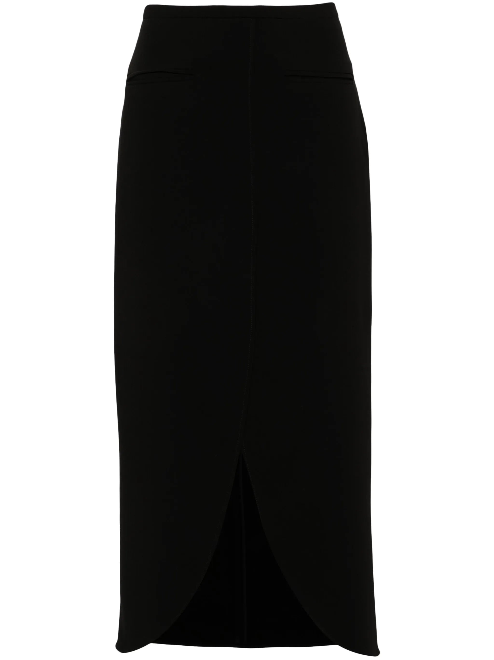 Ellipse tailored maxi skirt