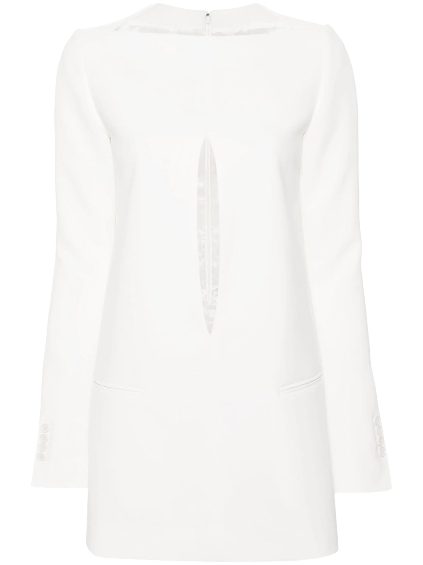 cut-out tailored minidress