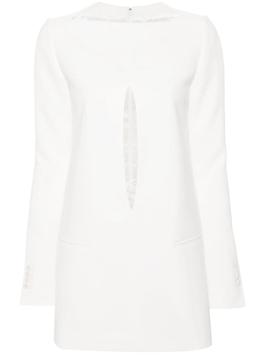cut-out tailored minidress