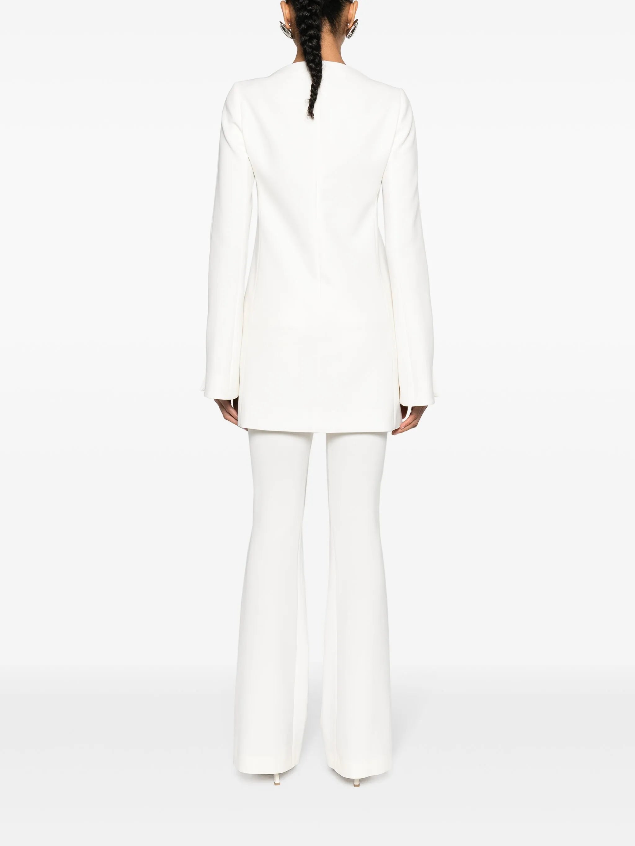 cut-out tailored minidress