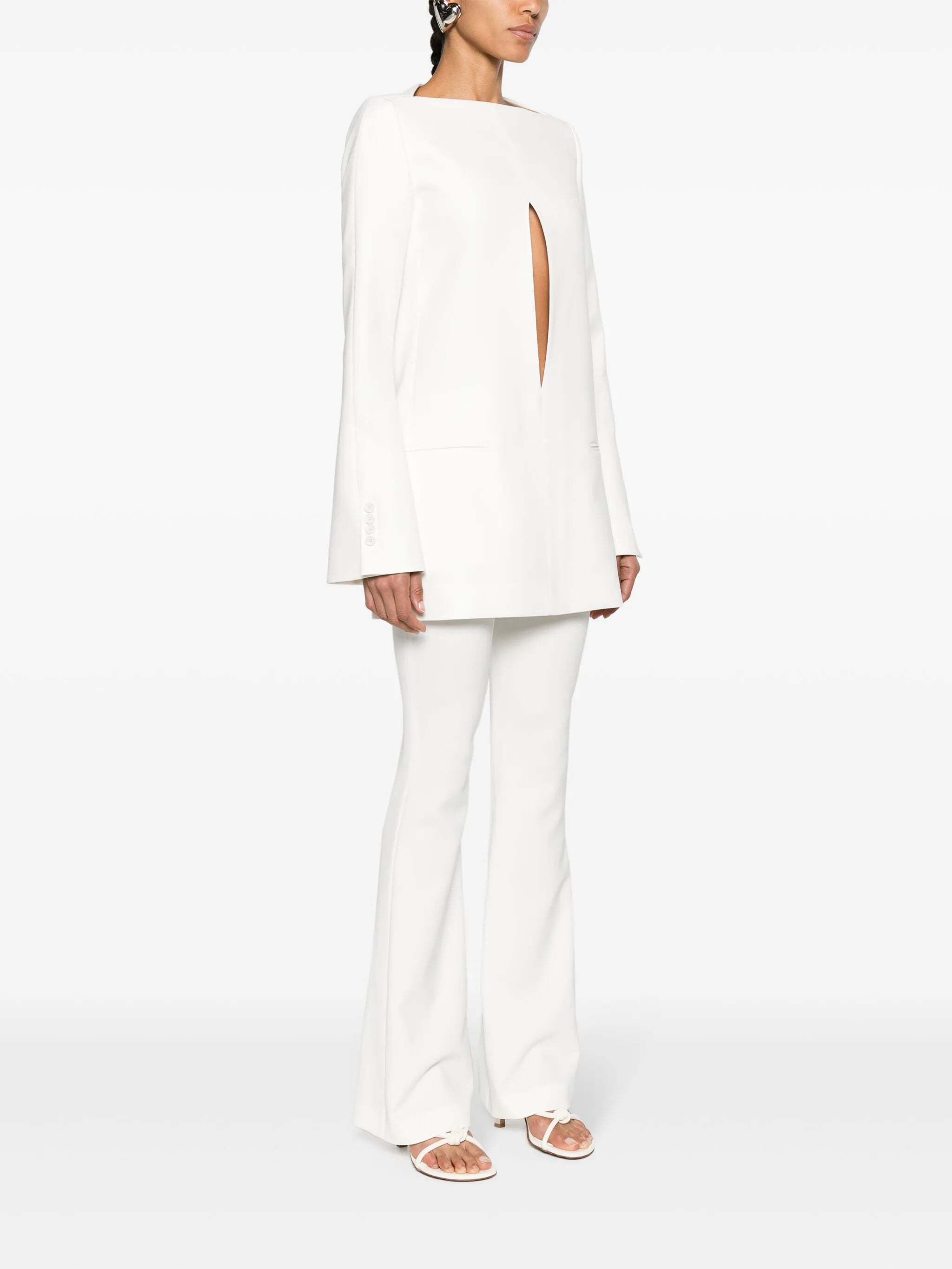 cut-out tailored minidress