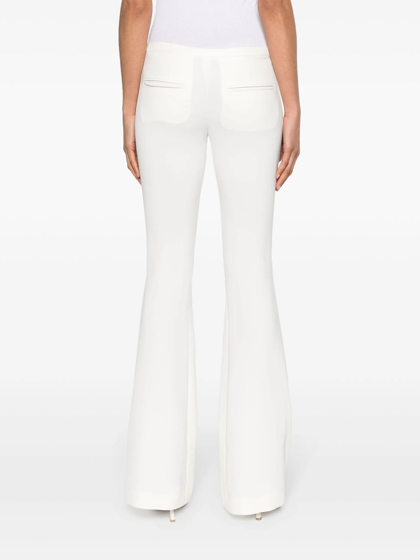 Heritage low-rise bootcut trousers