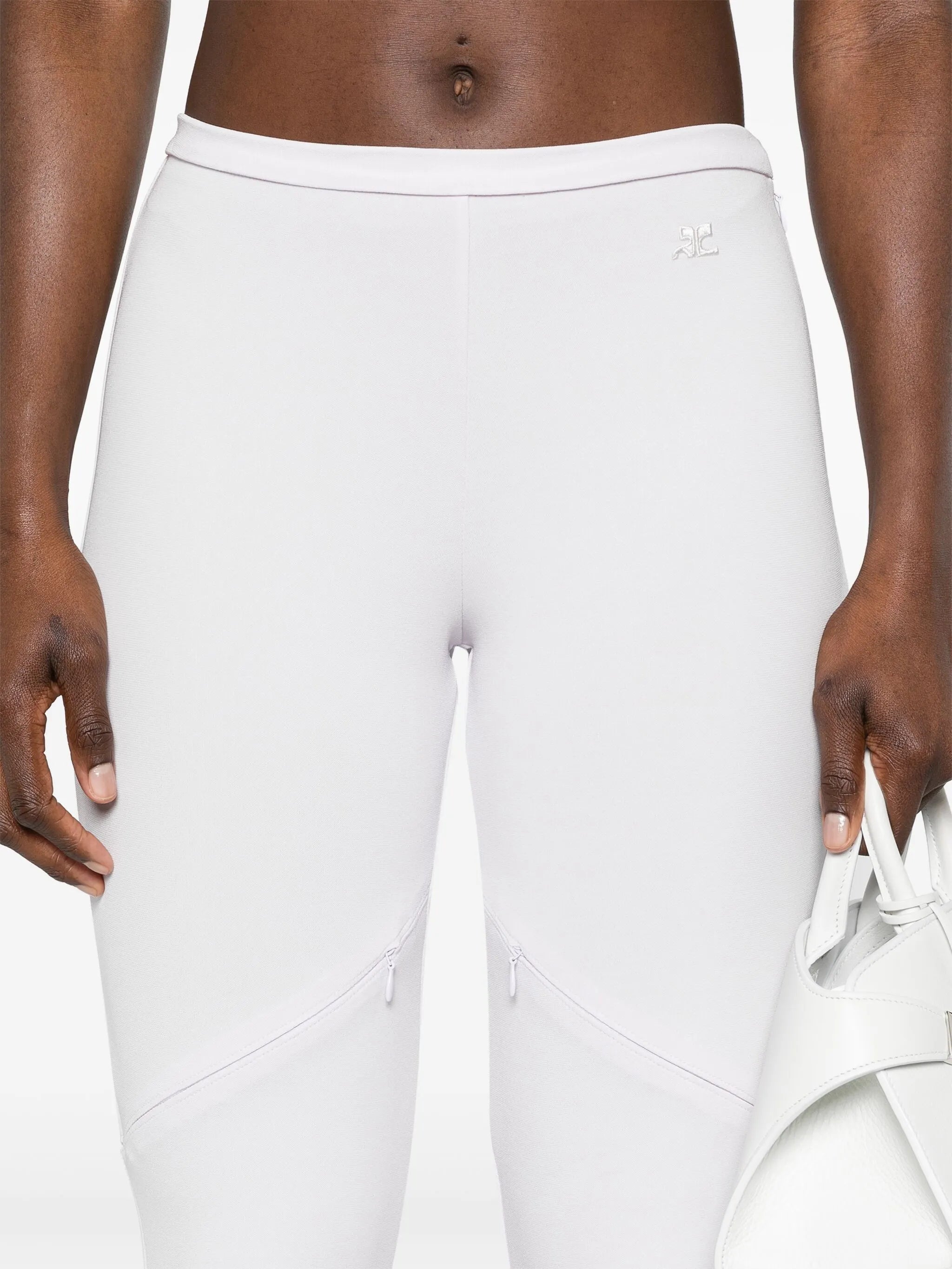 Ellipse mid-rise bootcut trousers