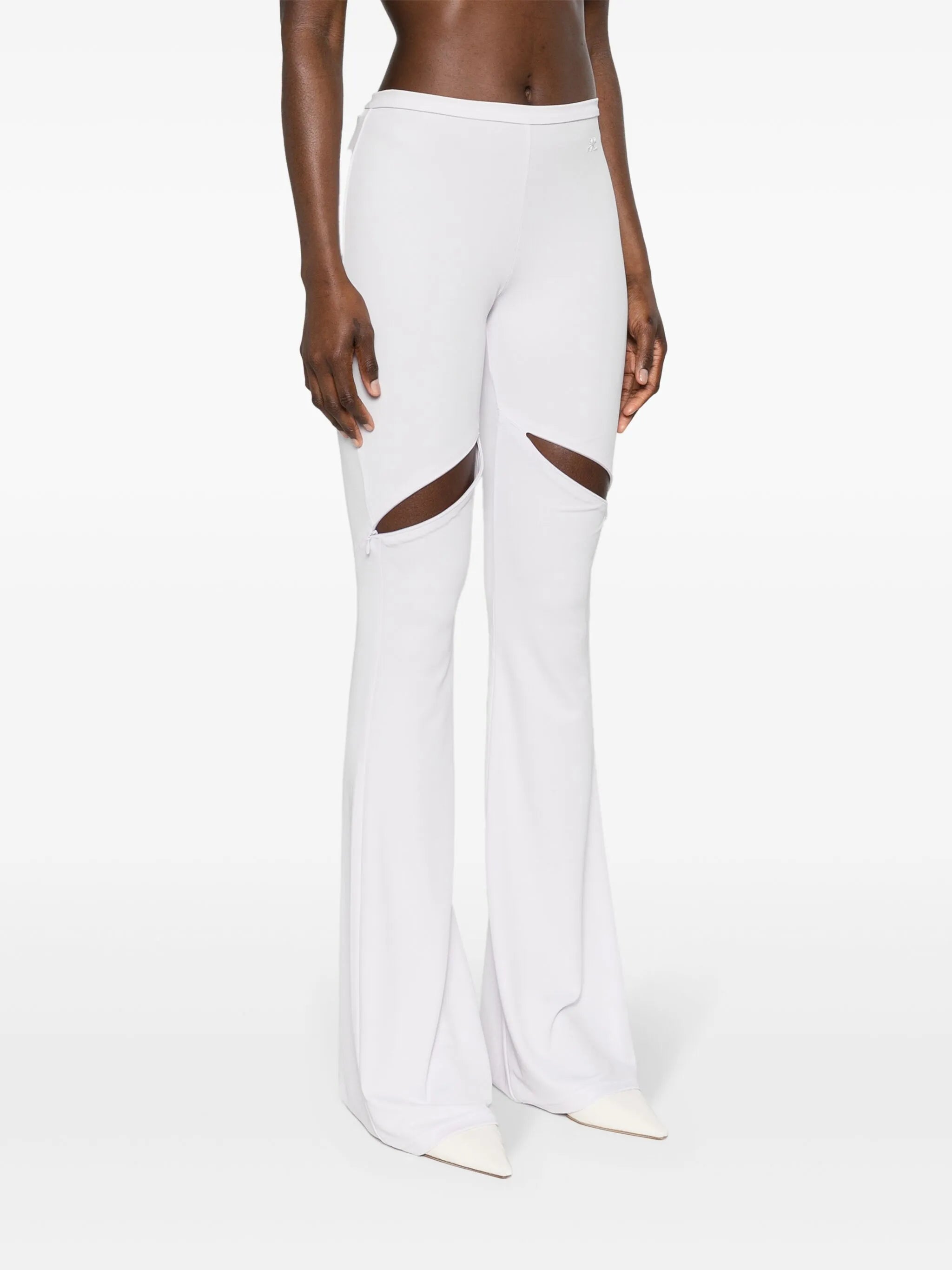 Ellipse mid-rise bootcut trousers