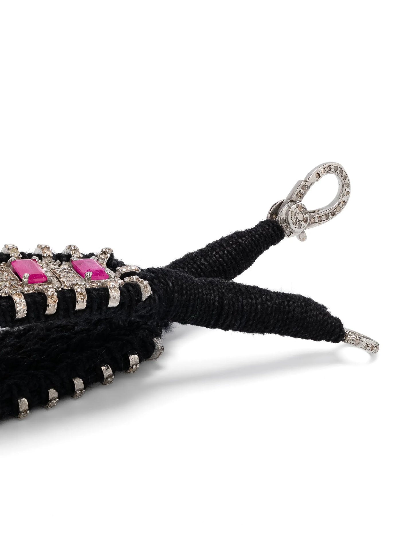 ruby and diamond statement bracelet