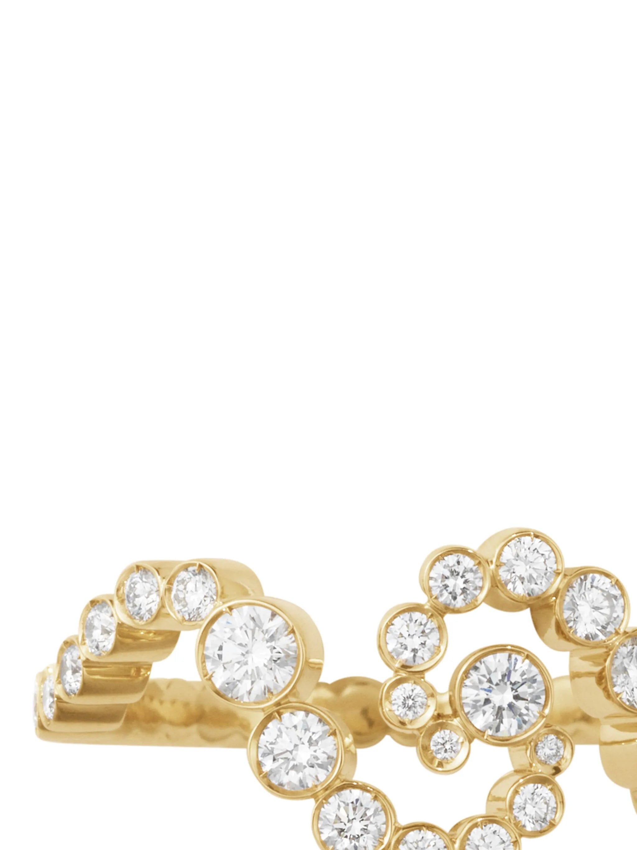 18kt recycled yellow gold Ensemble De Ciel diamond ring