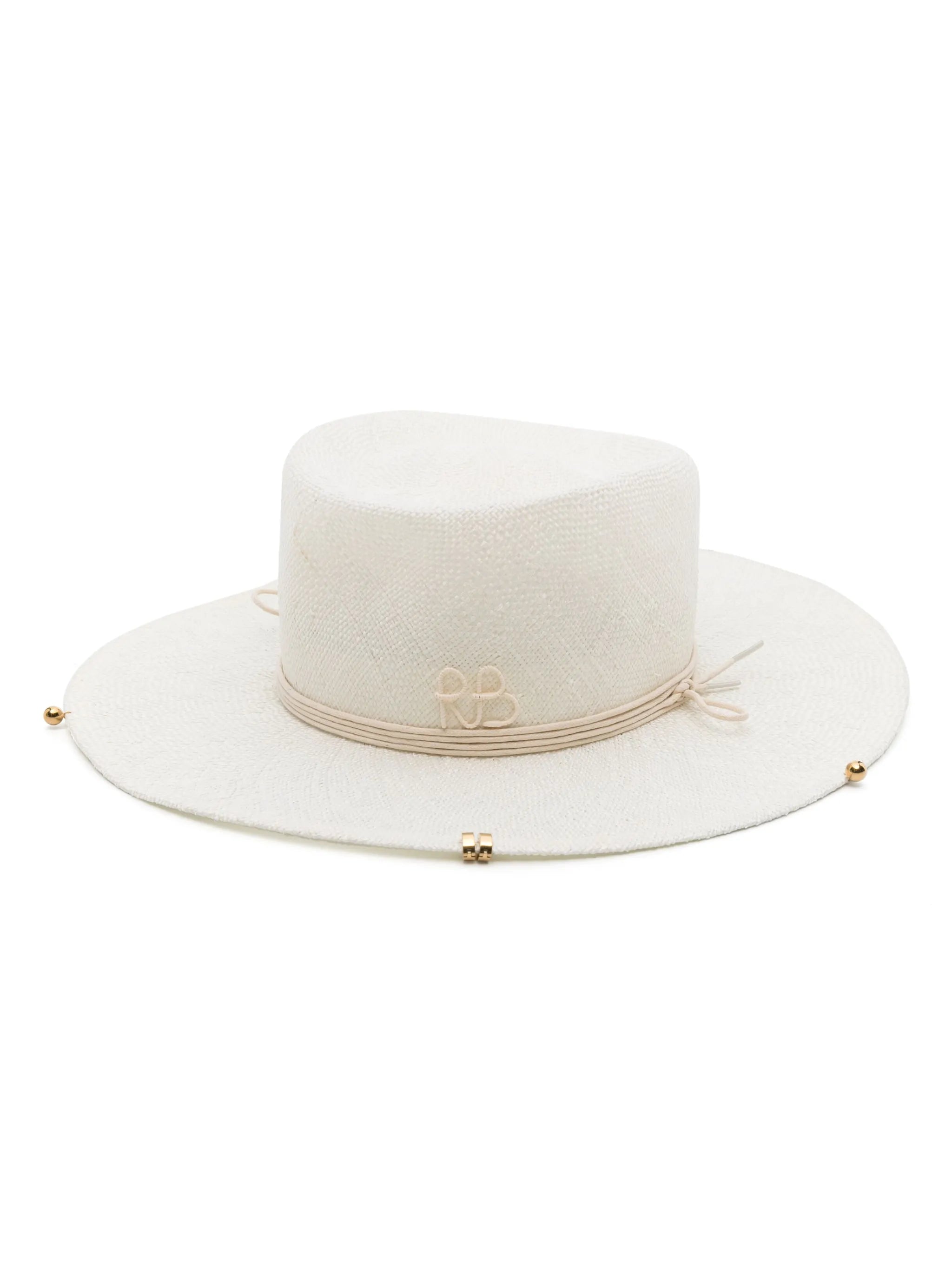Sisal straw gambler hat