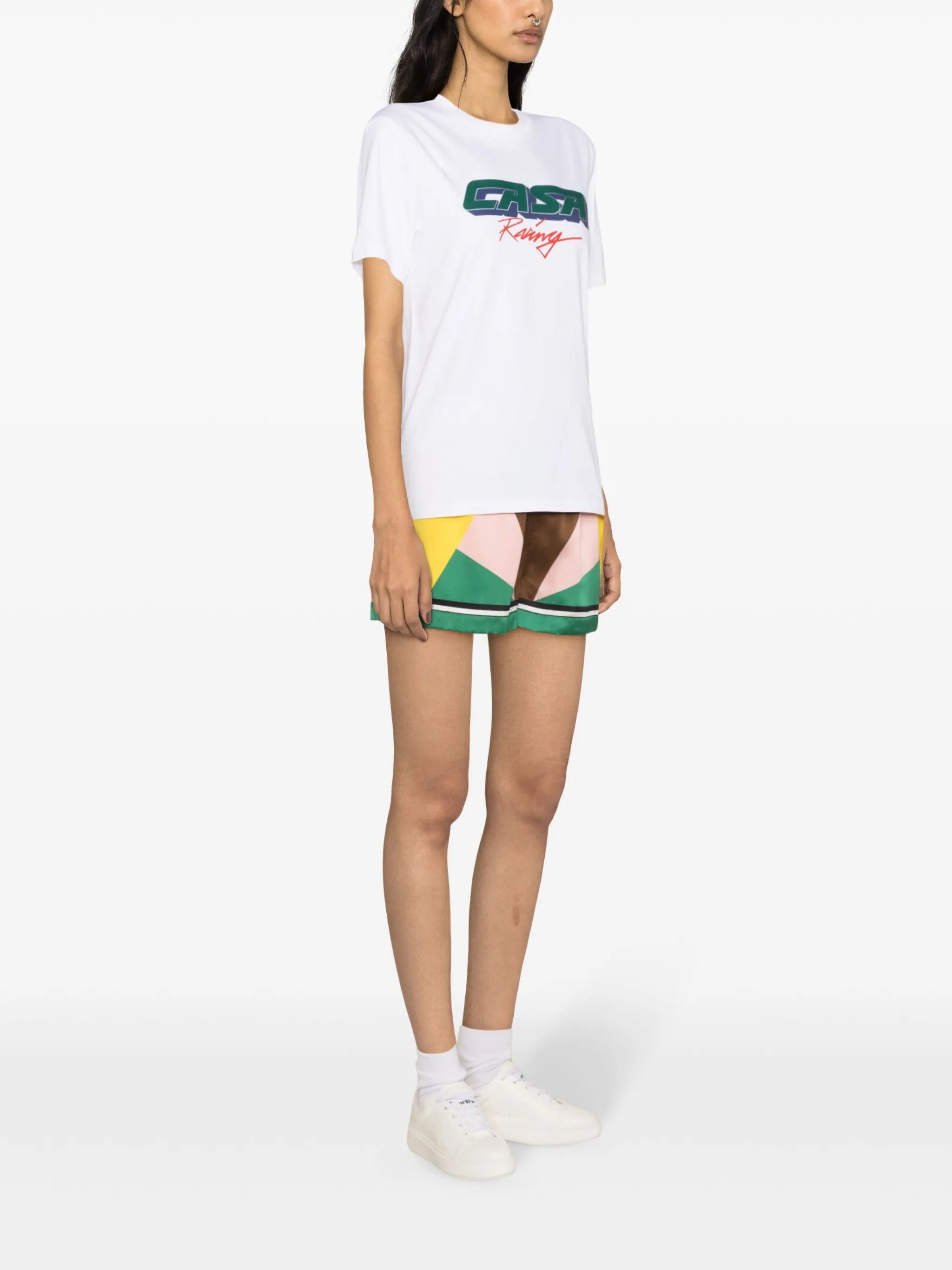 Racing Screen cotton T-shirt